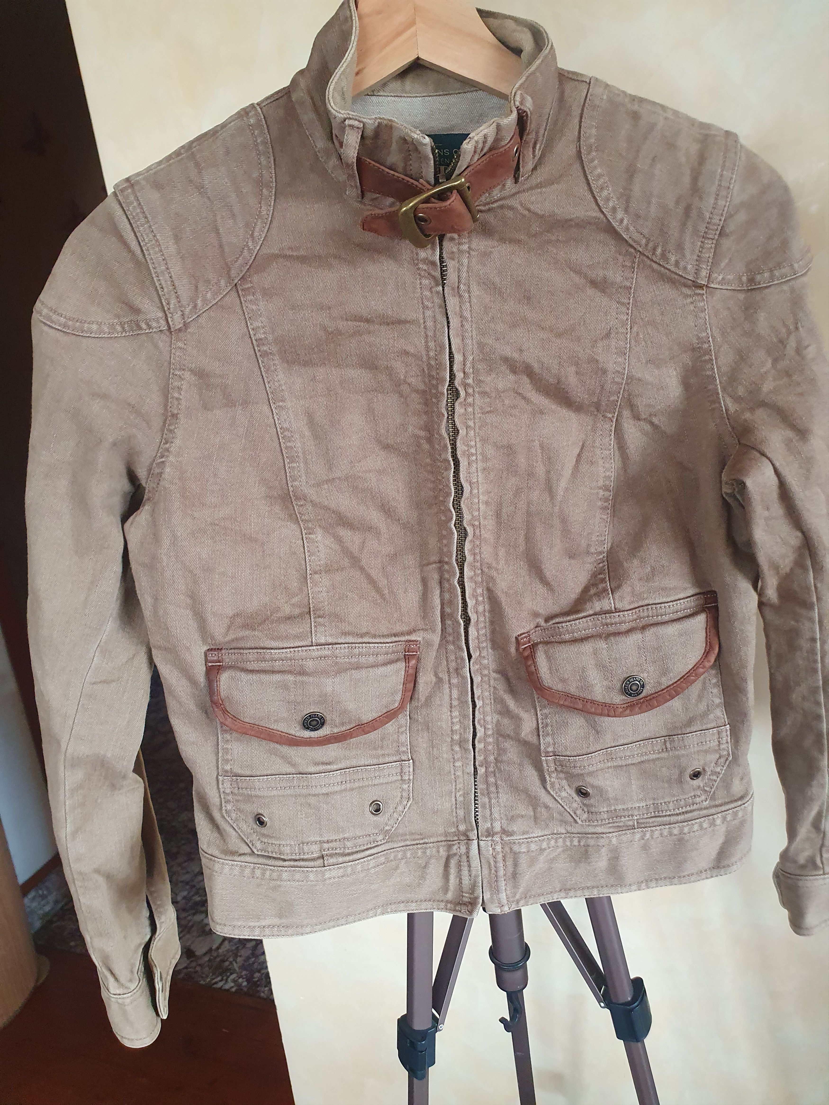 Polo Ralph Lauren Lauren Jeans Co. Ralph Lauren Canvas jacket Leather Trim S Size S / US 4 / IT 40 - 2 Thumbnail
