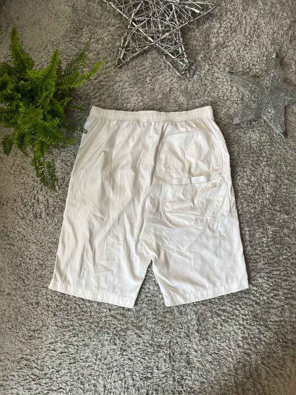 Nike × Vintage 00s Nike Shorts Vintage Streetwear Logo Swoosh Rare Size US 35 - 4 Thumbnail