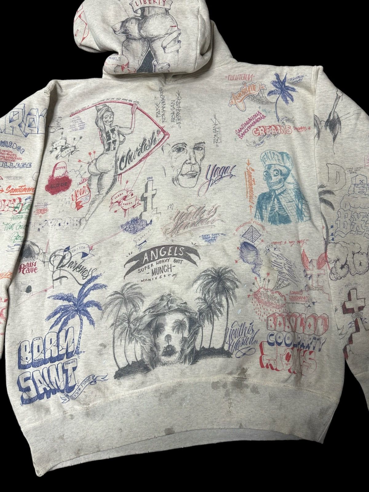 Saint Michael Saint Mxxxxxx LA Hoodie Size US L / EU 52-54 / 3 - 7 Thumbnail