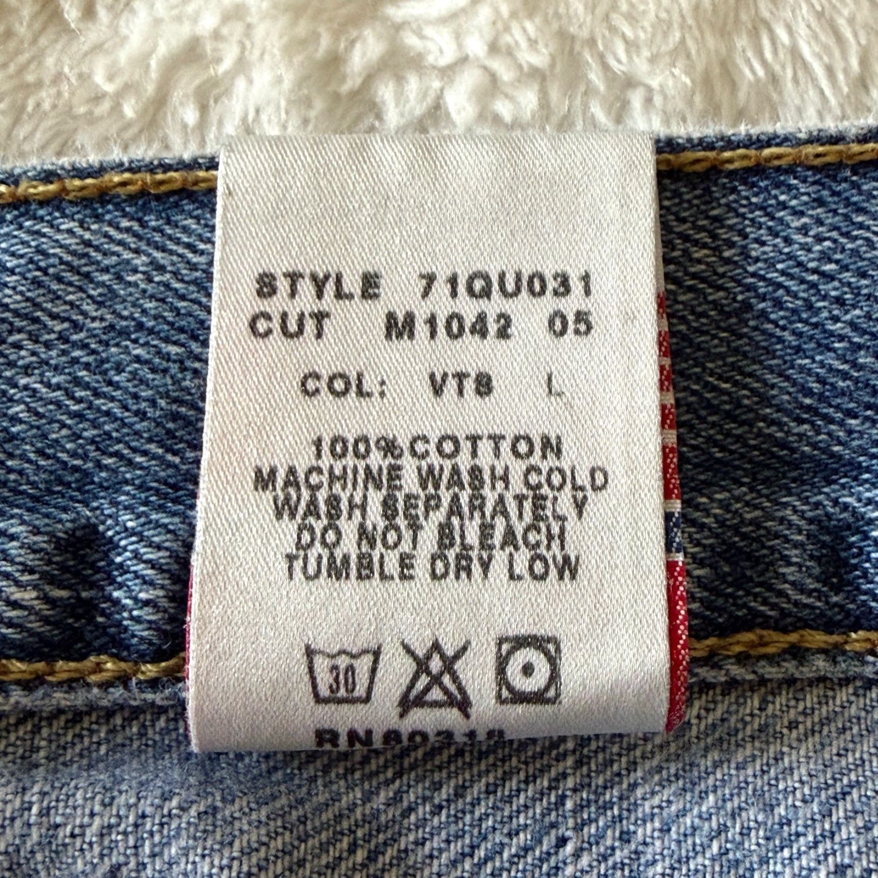 Lucky Brand VINTAGE Lucky Brand Jeans Mens 34x34.5 Blue Timeless 90s USA Straight Size US 34 / EU 50 - 5 Thumbnail
