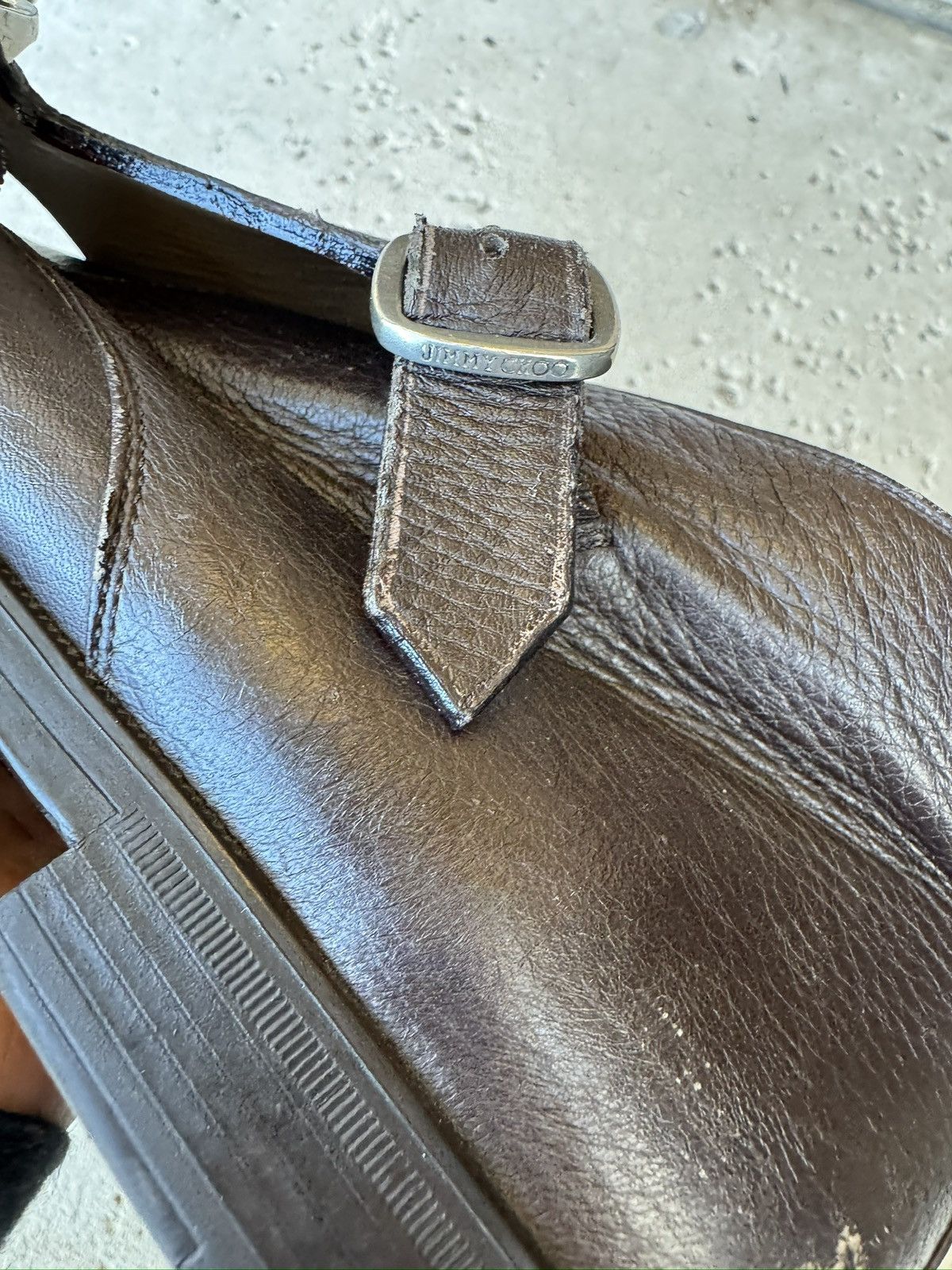 Jimmy Choo Jimmy Choo Double Monk Strap Leather Boots Size US 11 / EU 44 - 12 Thumbnail