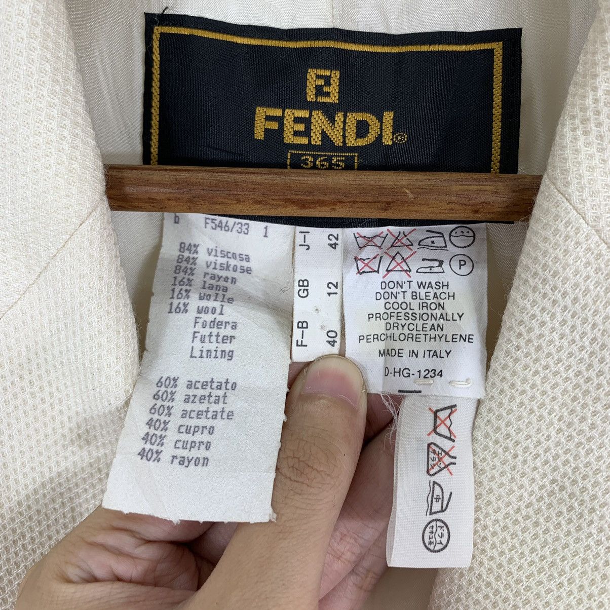 Fendi Vintage Fendi 365 Double Breast Blazer Coat Size US XS / EU 42 / 0 - 10 Thumbnail