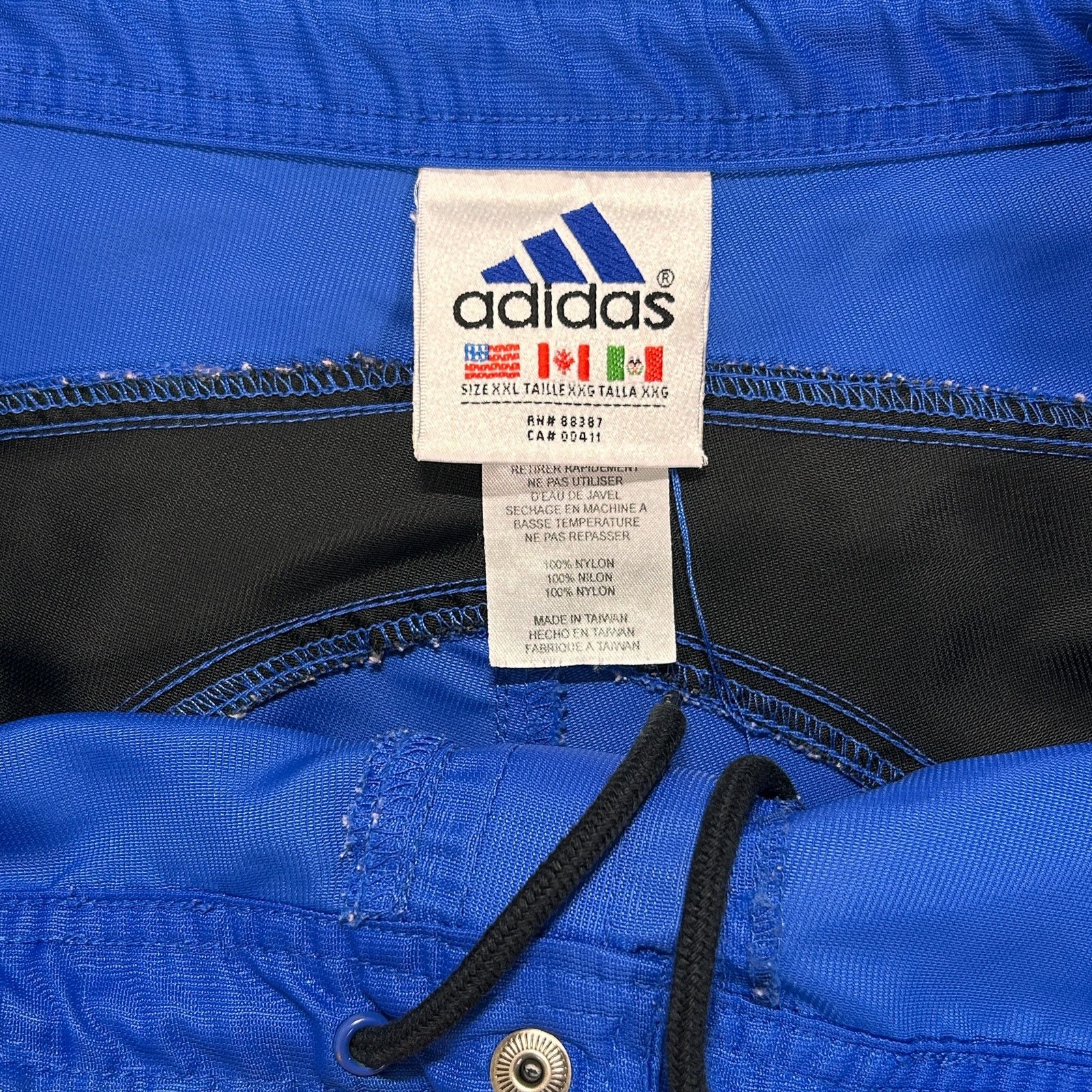 Adidas VTG 90s Adidas Zuma retro Y2K swimwear boardshorts mens XXL Size US 38 / EU 54 - 3 Thumbnail