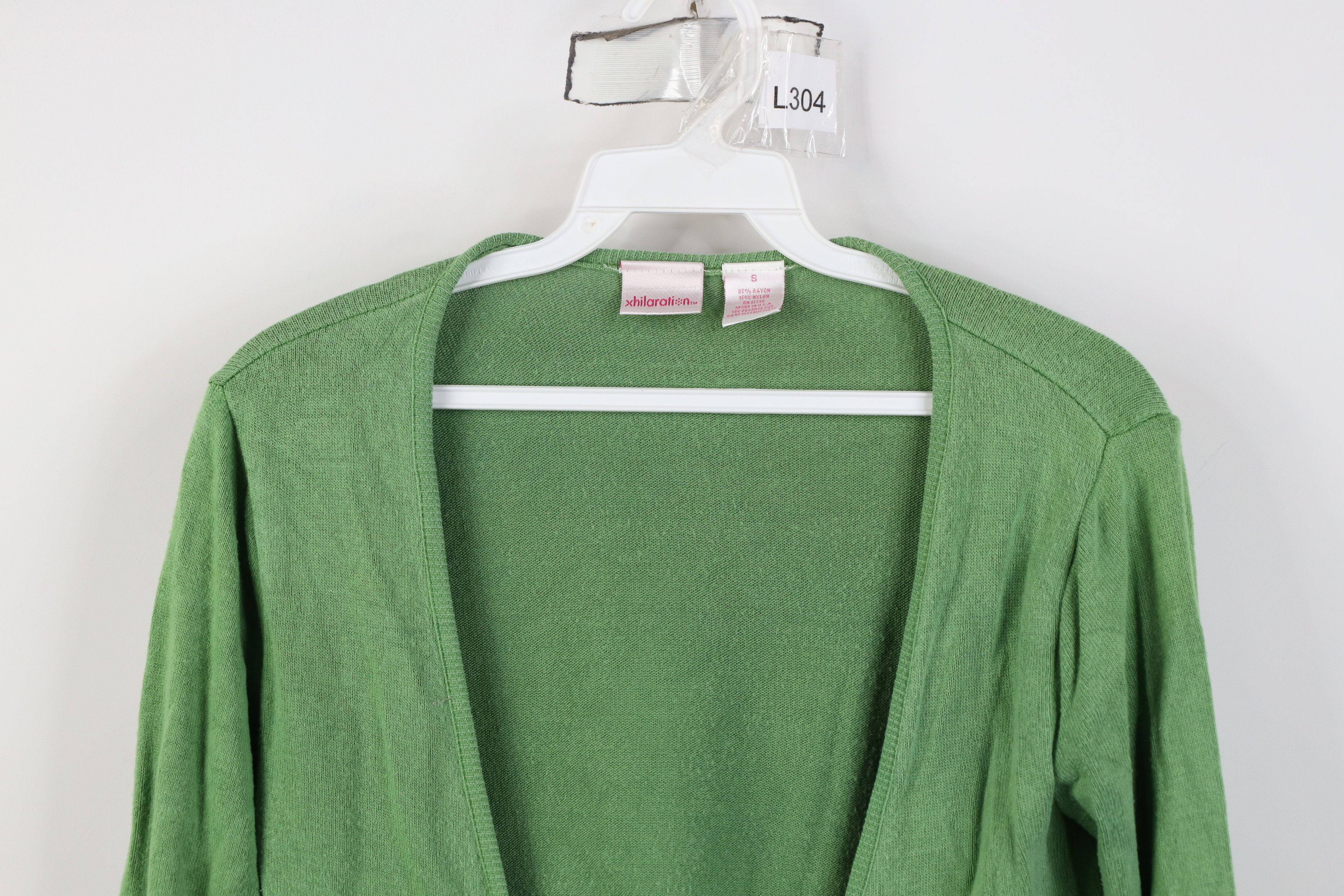Vintage Vintage 90s Y2K Babydoll Tie Front Cardigan Sweater USA Size S / US 4 / IT 40 - 2 Thumbnail