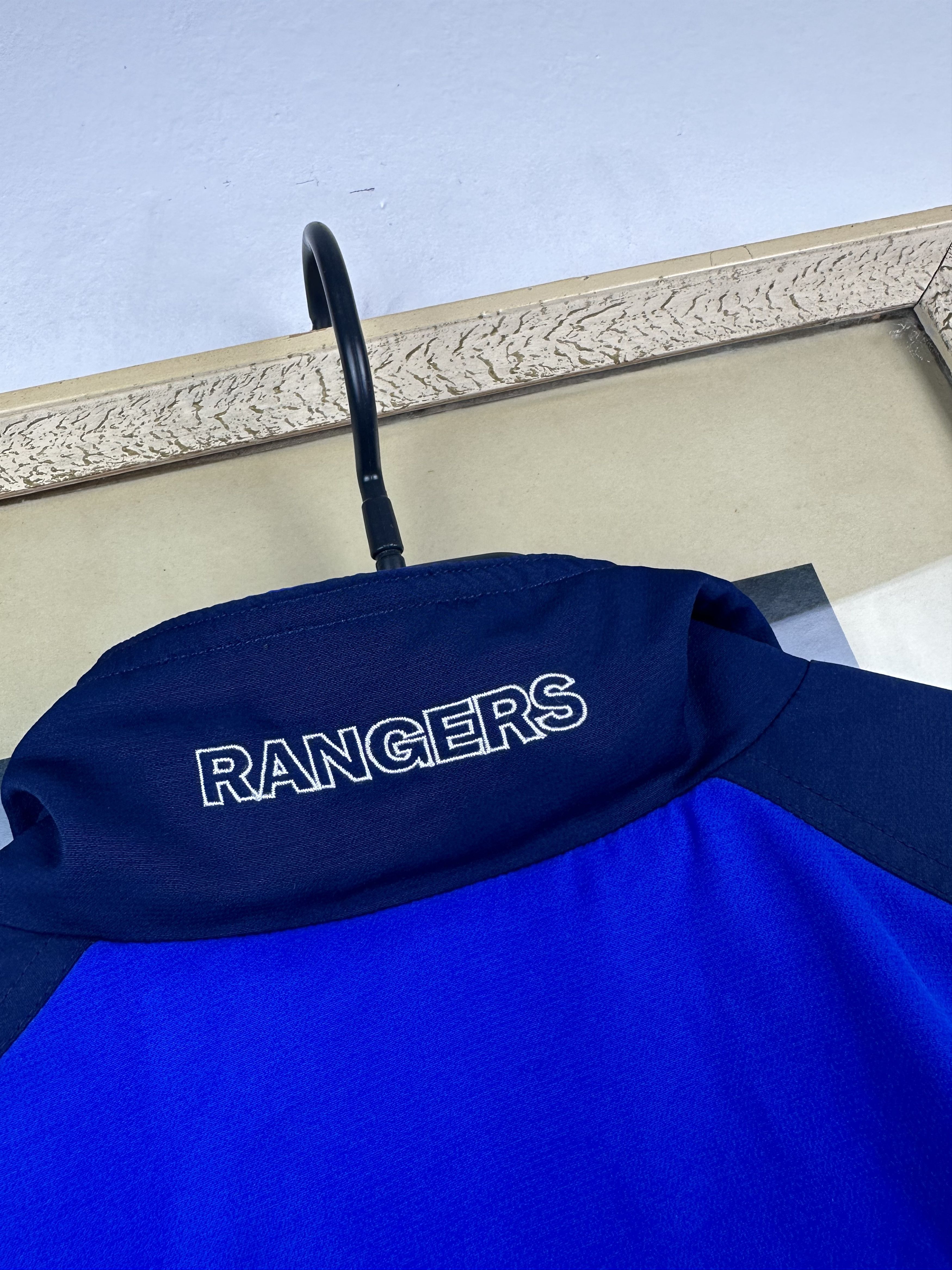 Nike × Vintage Vintage Nike Glasgow Rangers 90's Jacket Football Soccer Size US M / EU 48-50 / 2 - 16 Thumbnail