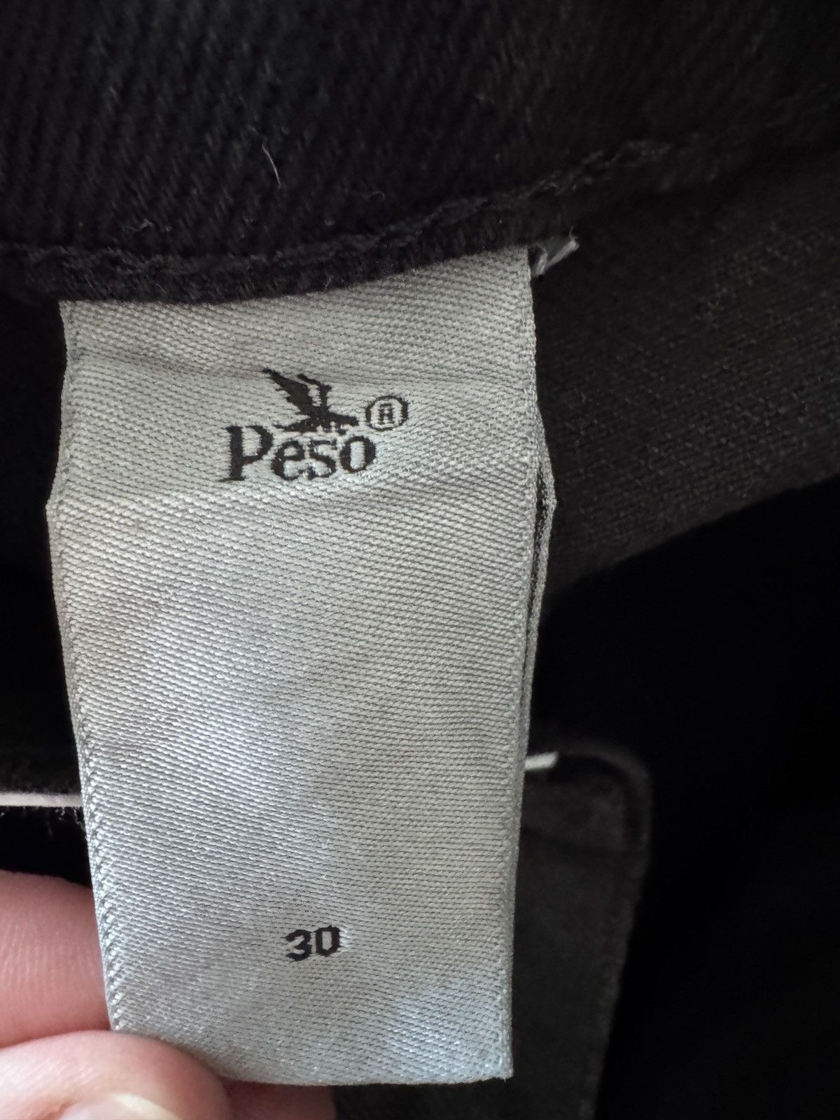 Peso Peso Baggy Denim „Waxed“ Size US 30 / EU 46 - 3 Thumbnail