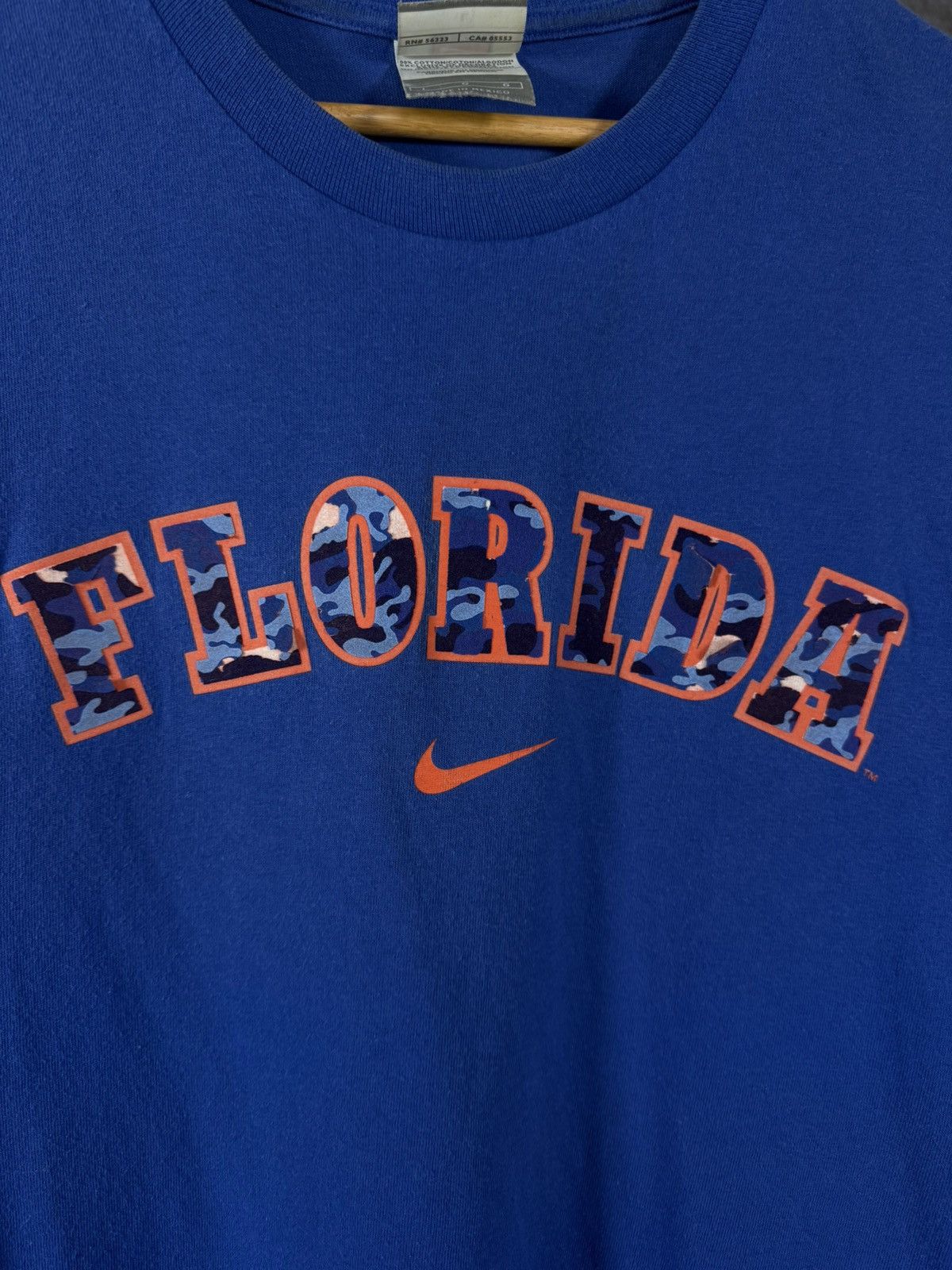 Nike × Vintage Nike Florida vintage swoosh streetwear center logo tee Size US L / EU 52-54 / 3 - 3 Thumbnail