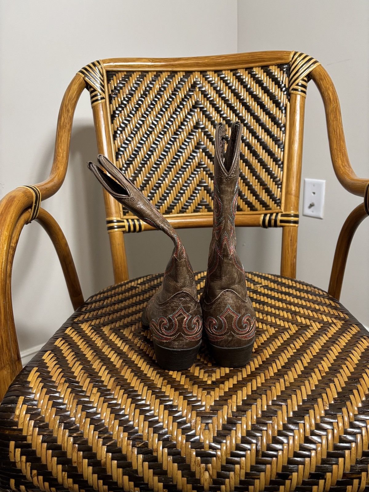 Ariat Ariat Round Up J Toe Cowgirl Western Boots 6.5 Embroidered Size US 6.5 / IT 36.5 - 4 Thumbnail
