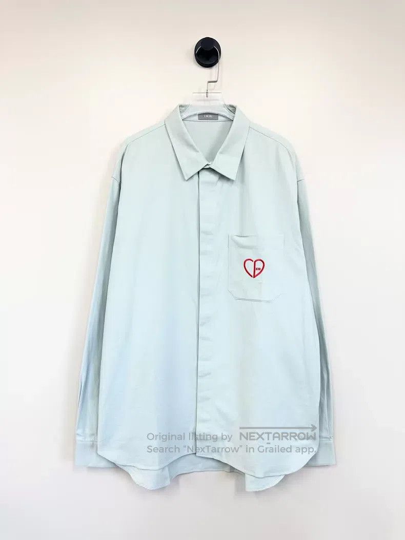 Dior Dior Gray-green Valentine's Day limited CD love embroidery Size US XS / EU 42 / 0 - 1 Thumbnail