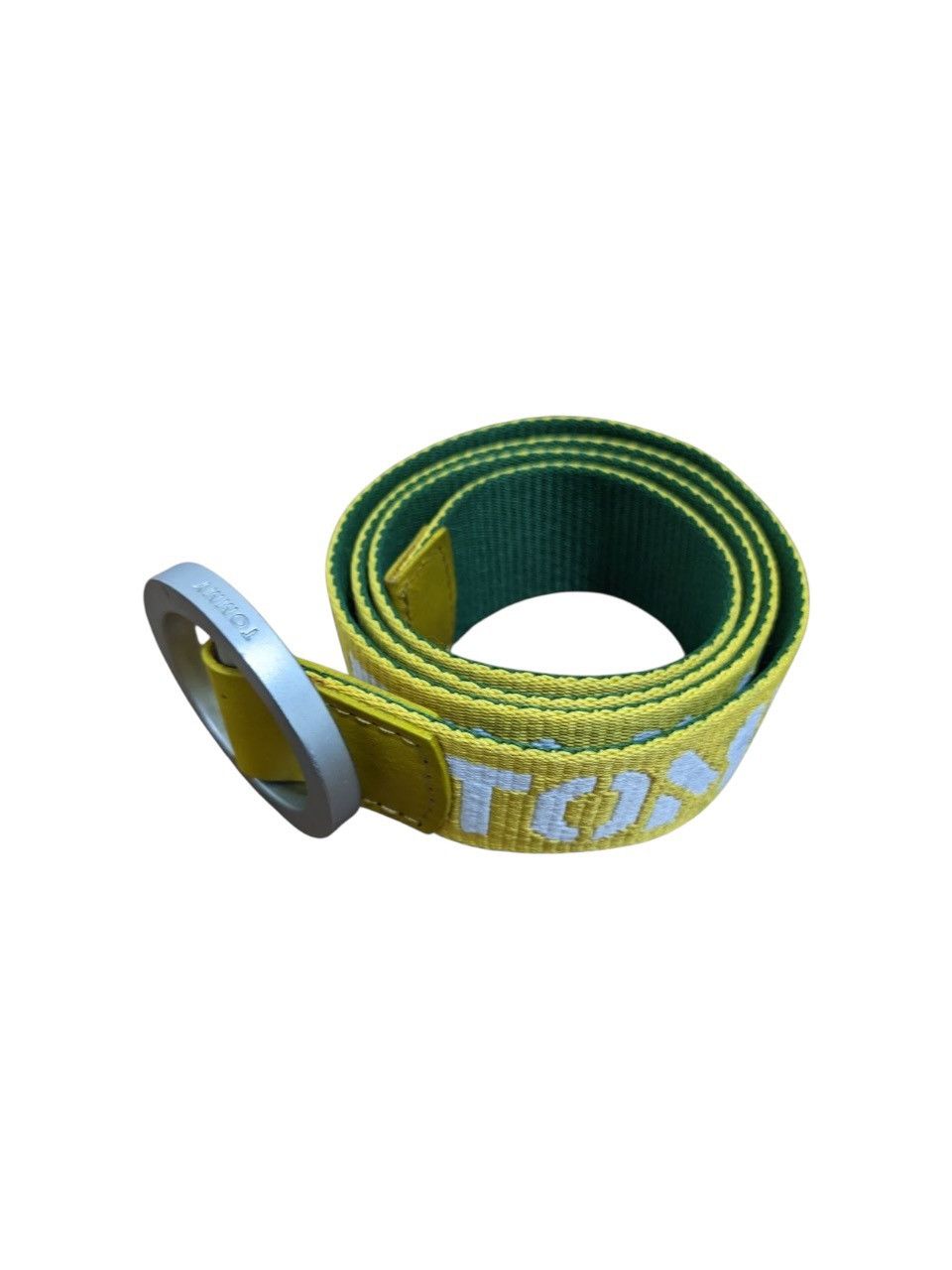 Tommy Hilfiger RUNWAY TOMMY NYC BLUE GREEN BUCKLE BELT Size ONE SIZE - 8 Thumbnail