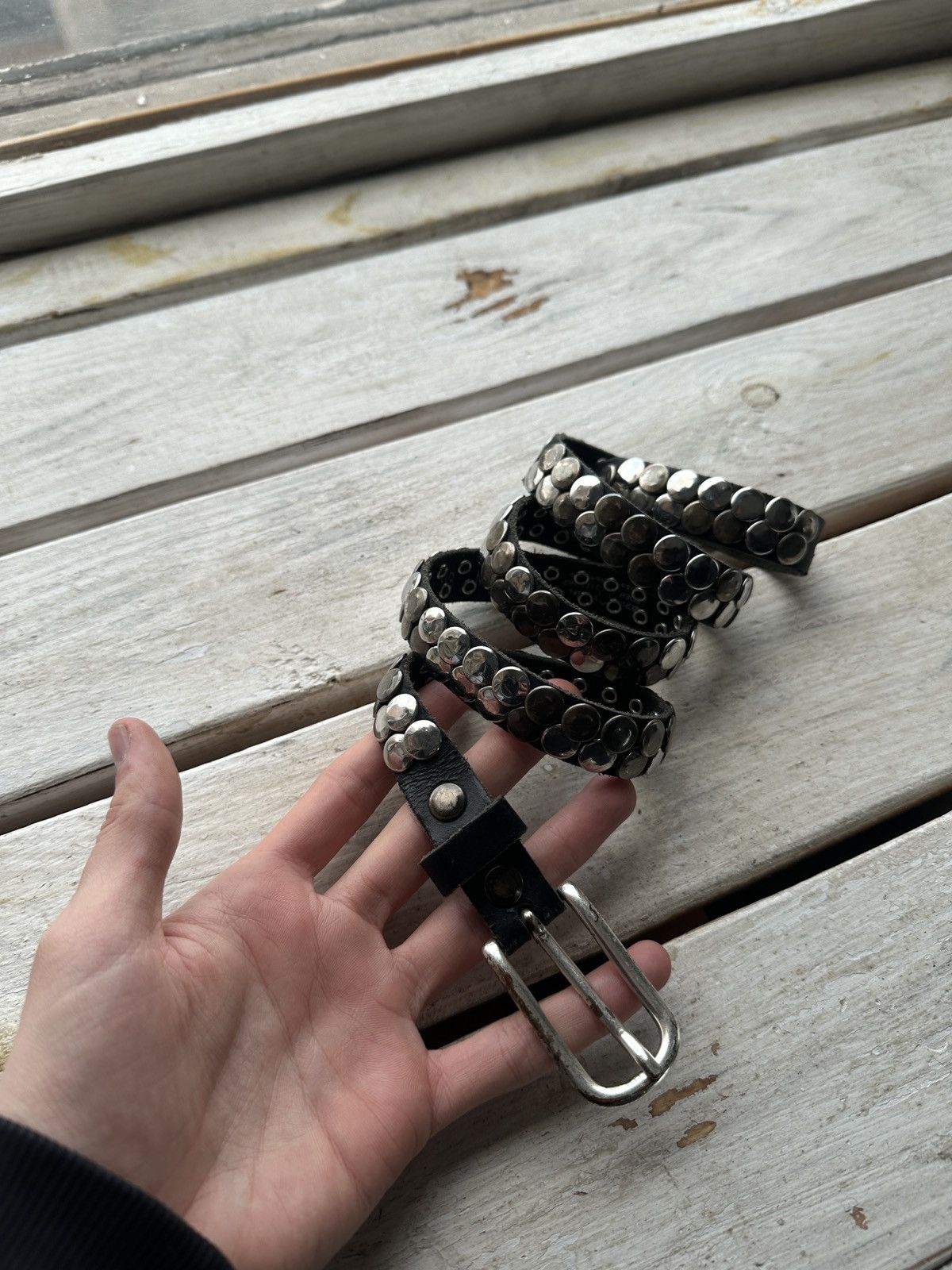 Vintage 🚨Vintage Crazy Metal Belt Drip Japanese Hype bb Simon Size ONE SIZE - 1 Thumbnail
