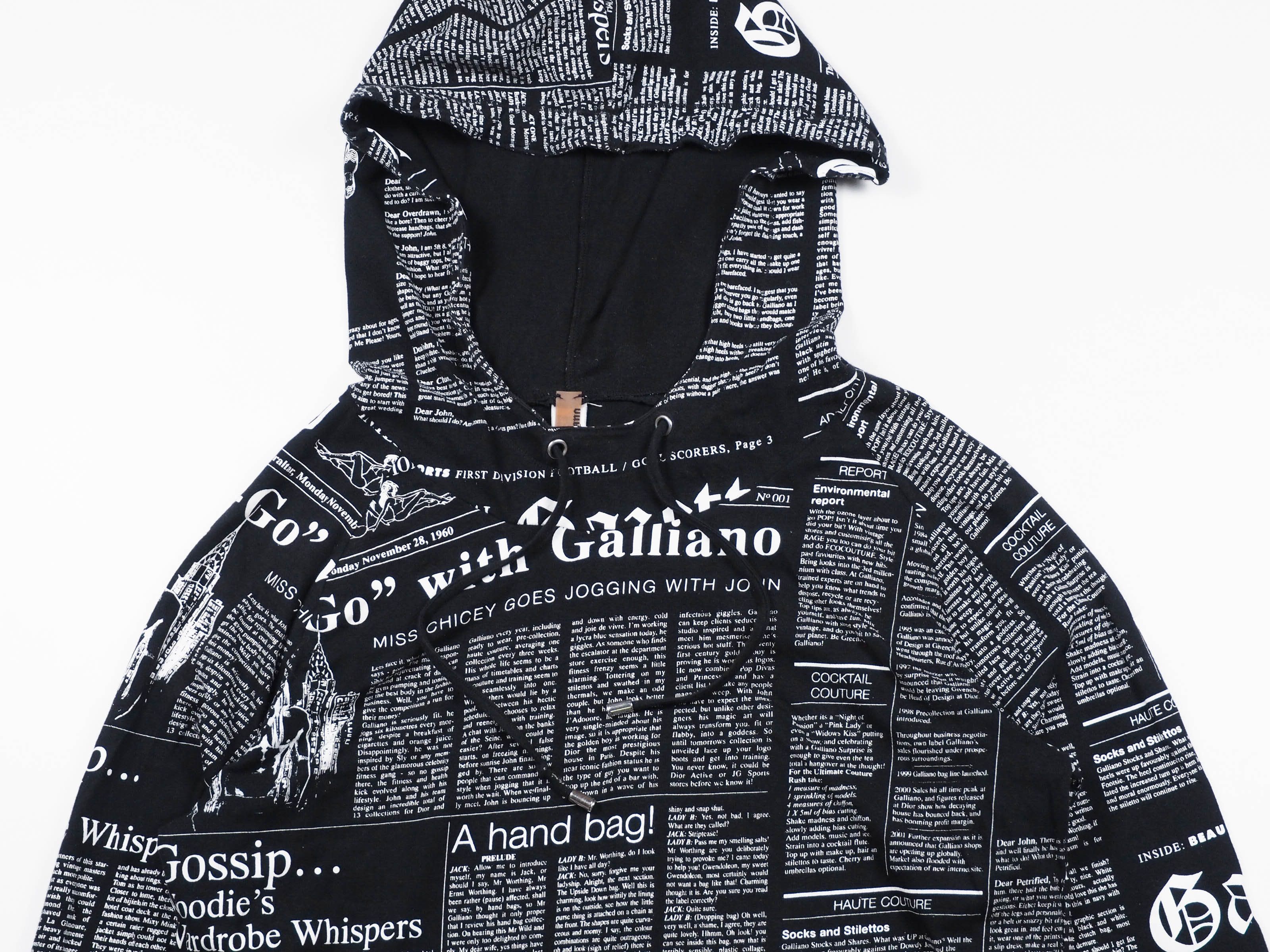 John Galliano John galliano newspaper print Size US M / EU 48-50 / 2 - 5 Thumbnail