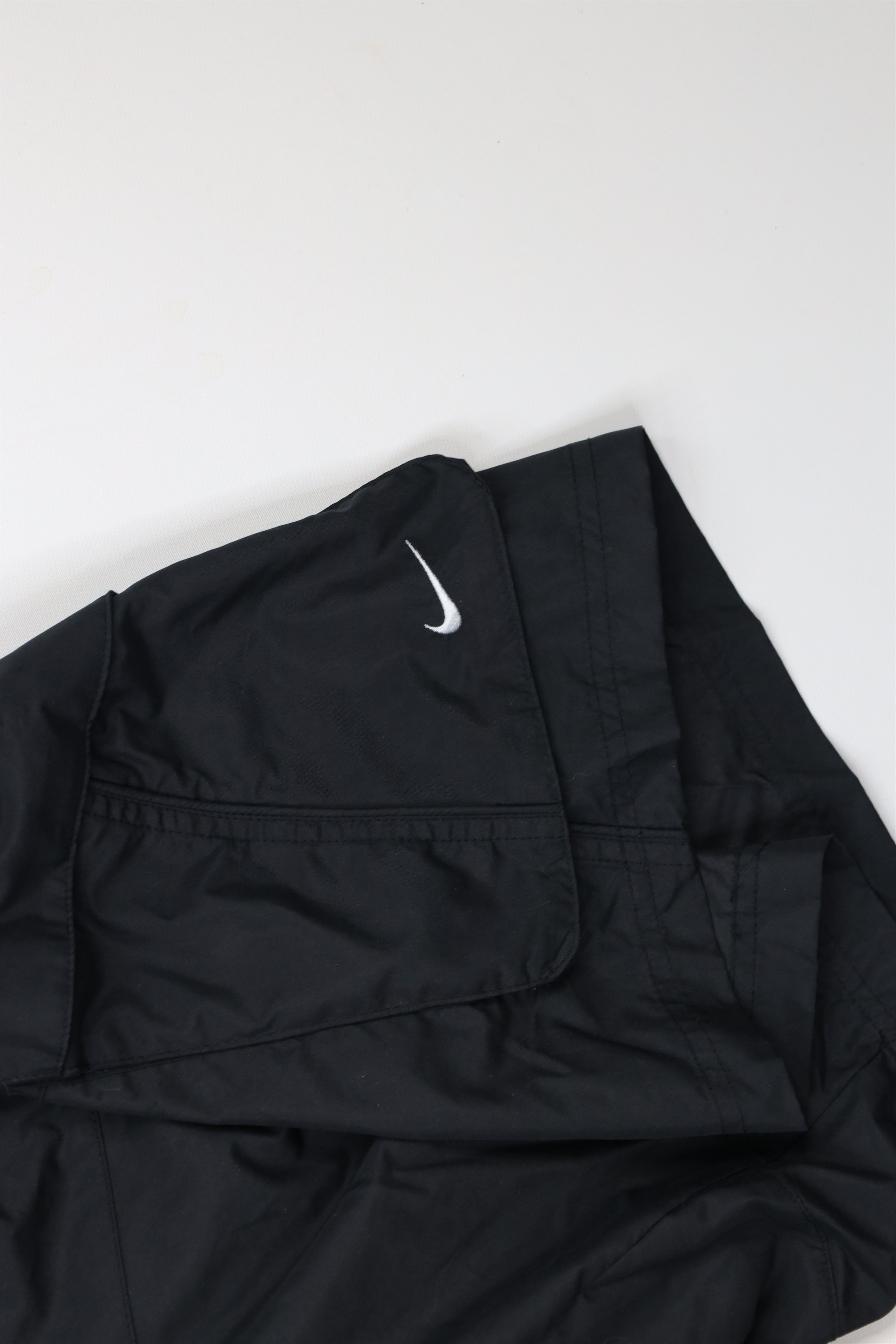 Nike × Vintage Vintage Nike Scott Mini Swoosh Baggy Cargo Shorts Black Size US 36 / EU 52 - 5 Thumbnail