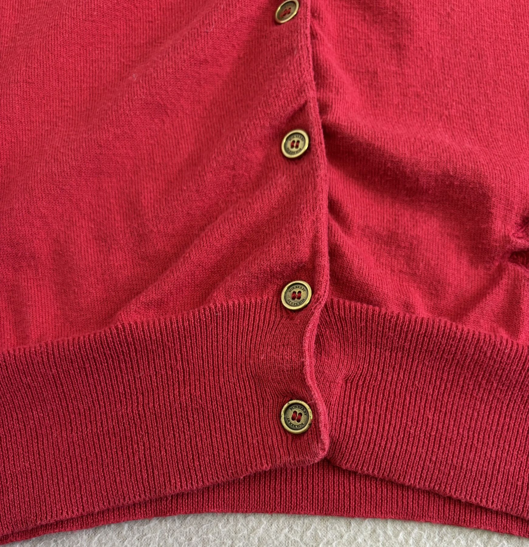 Burberry Burberry Red cardigan Large Size L / US 10 / IT 46 - 6 Thumbnail