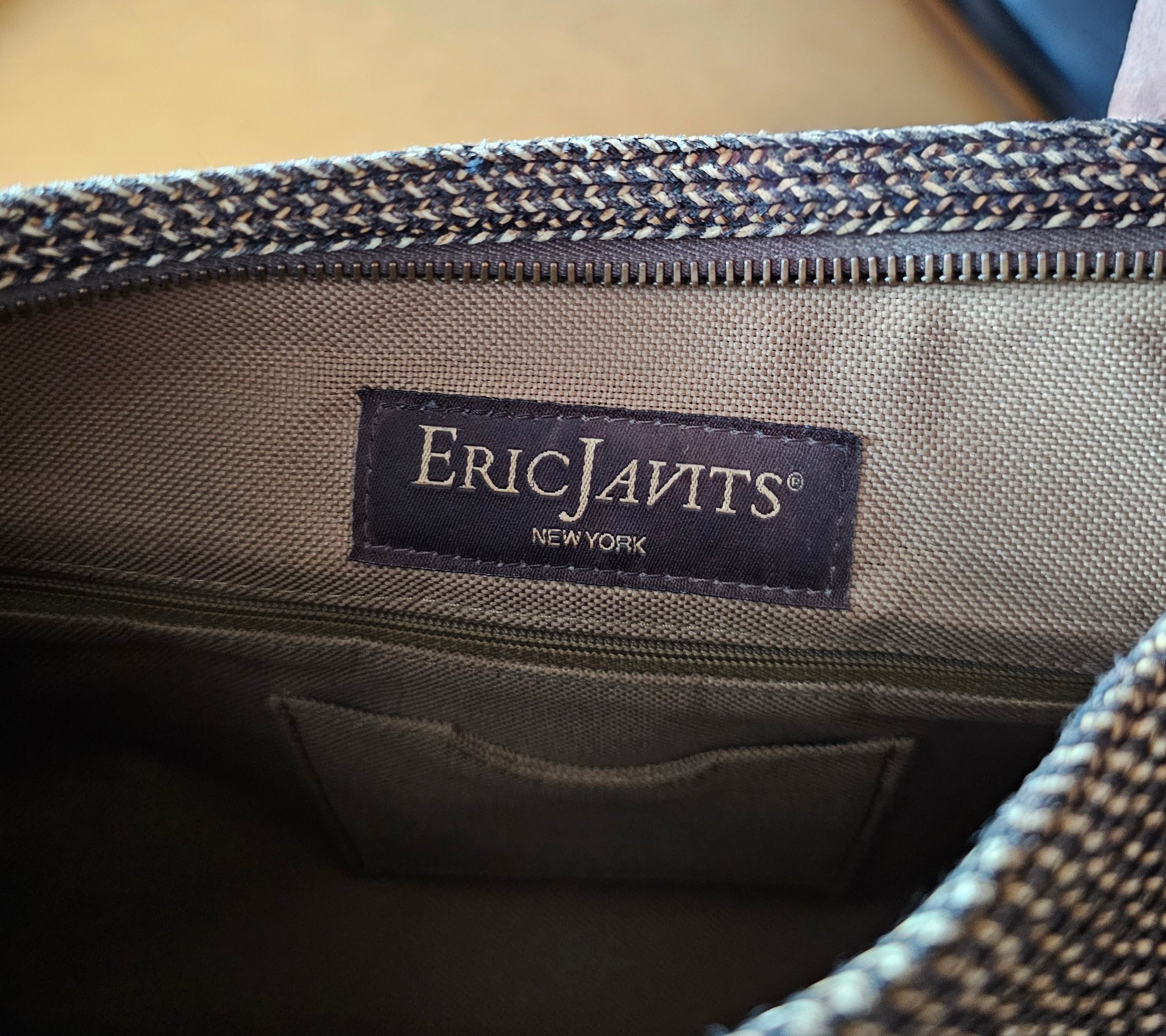 Other Eric Javits New York Black & Tan Shoulder Bag Size ONE SIZE - 4 Thumbnail