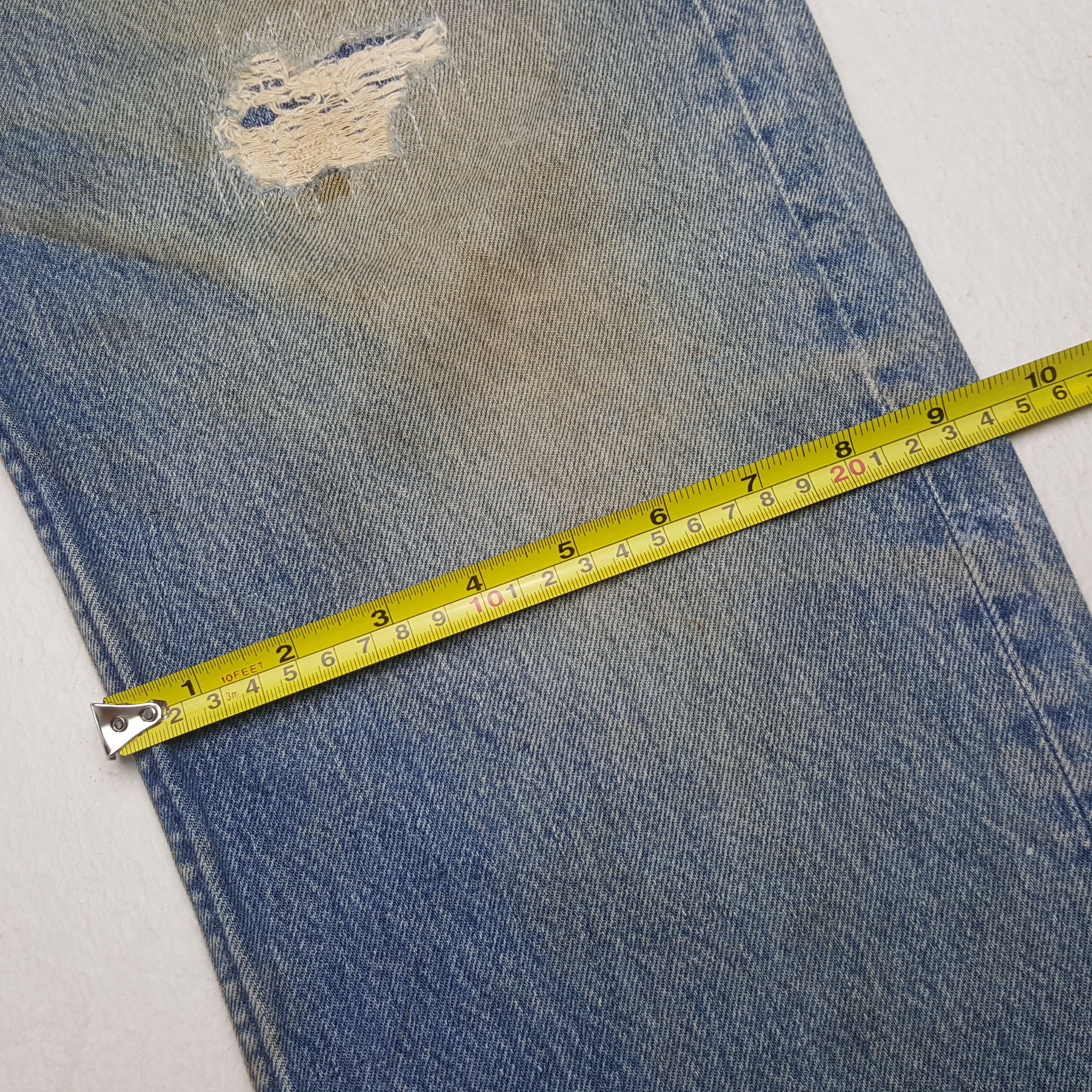 Levi's Levis Streetwear Style Distressed Jeans RR9 Size US 33 - 10 Thumbnail
