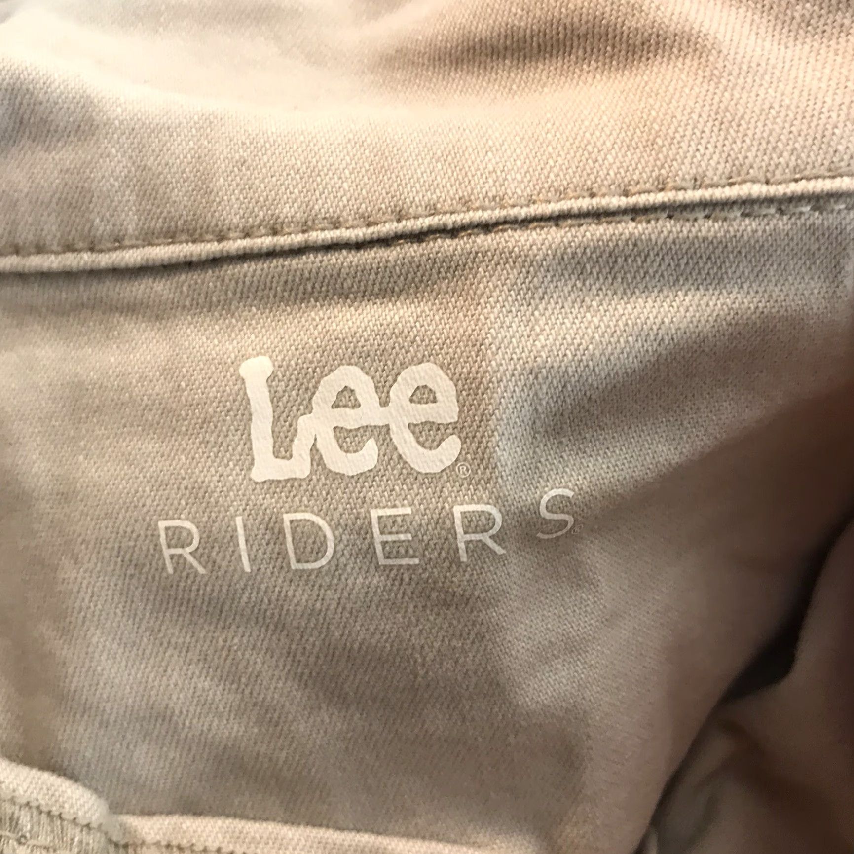 Vintage Lee Riders Women's Beige Cotton Spandex Mid-Length Jacket Fall Winter Casual Coat Size M Size M / US 6-8 / IT 42-44 - 7 Thumbnail