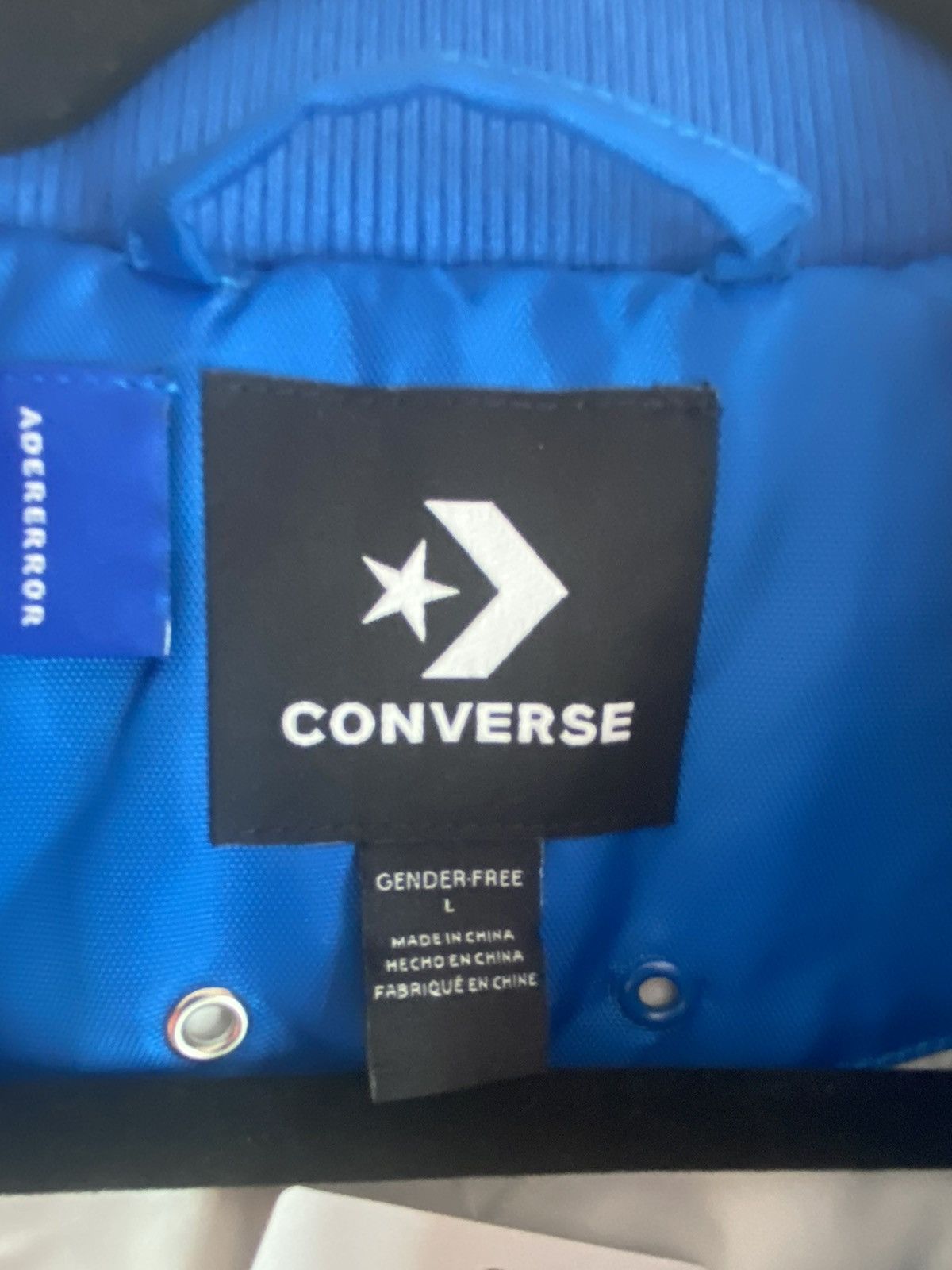 Ader Error Converse x ADER ERROR SHAPES Varsity Jacket Cobalt Size US L / EU 52-54 / 3 - 8 Thumbnail