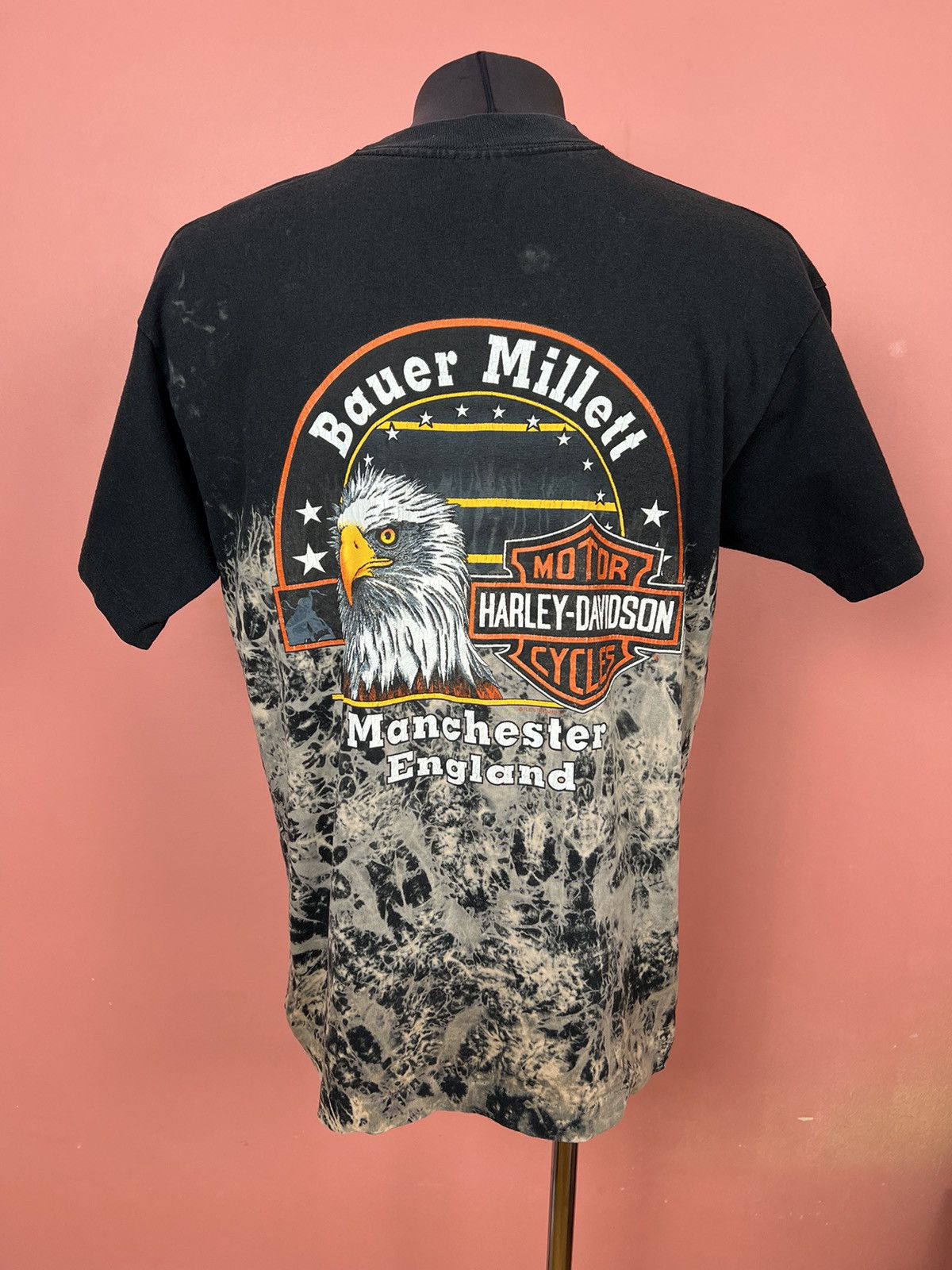 Harley Davidson × Vintage harley Davidson vintage rare shirt tee Bauer millett 1994 Size US XL / EU 56 / 4 - 2 Thumbnail