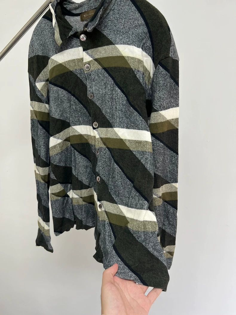 Yohji Yamamoto yohji yamamoto Diagonal Stripe Shirt Size US L / EU 52-54 / 3 - 5 Thumbnail