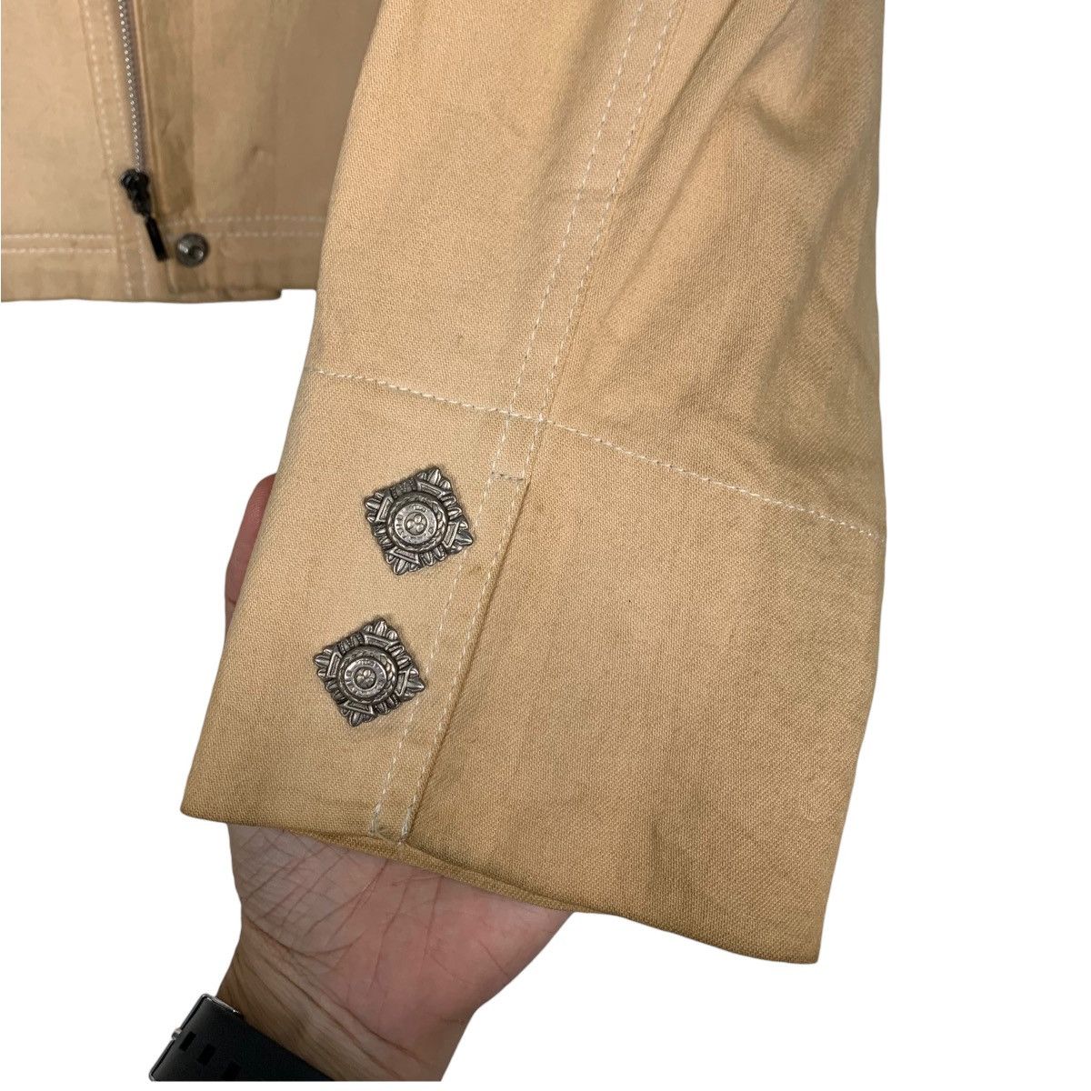 Vintage LEAF Classic Retro Crop Jacket #2675-C120 Size M / US 6-8 / IT 42-44 - 13 Thumbnail