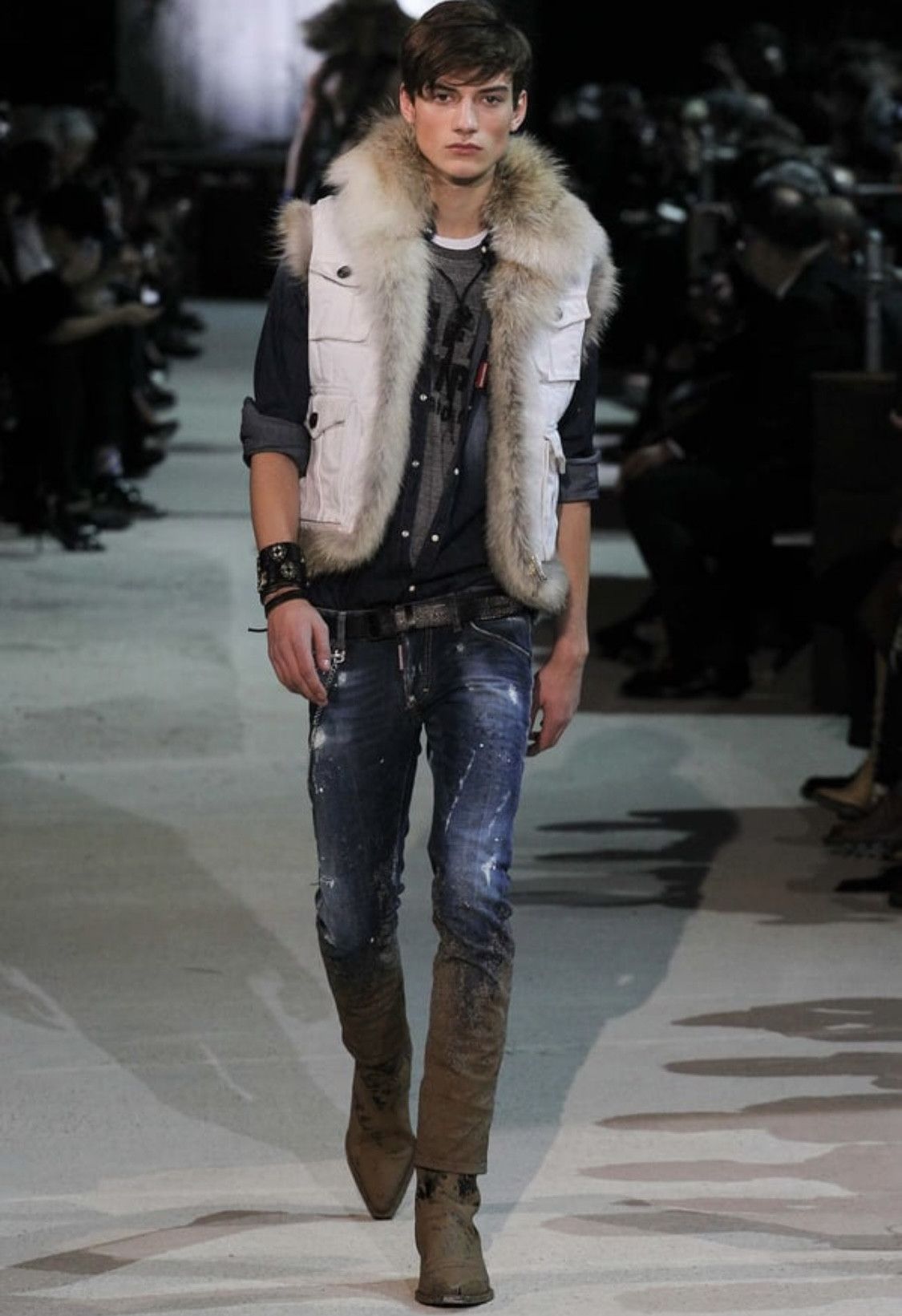 Dsquared2 Dsquared2 AW15 runway mud jeans Size US 29 - 2 Thumbnail