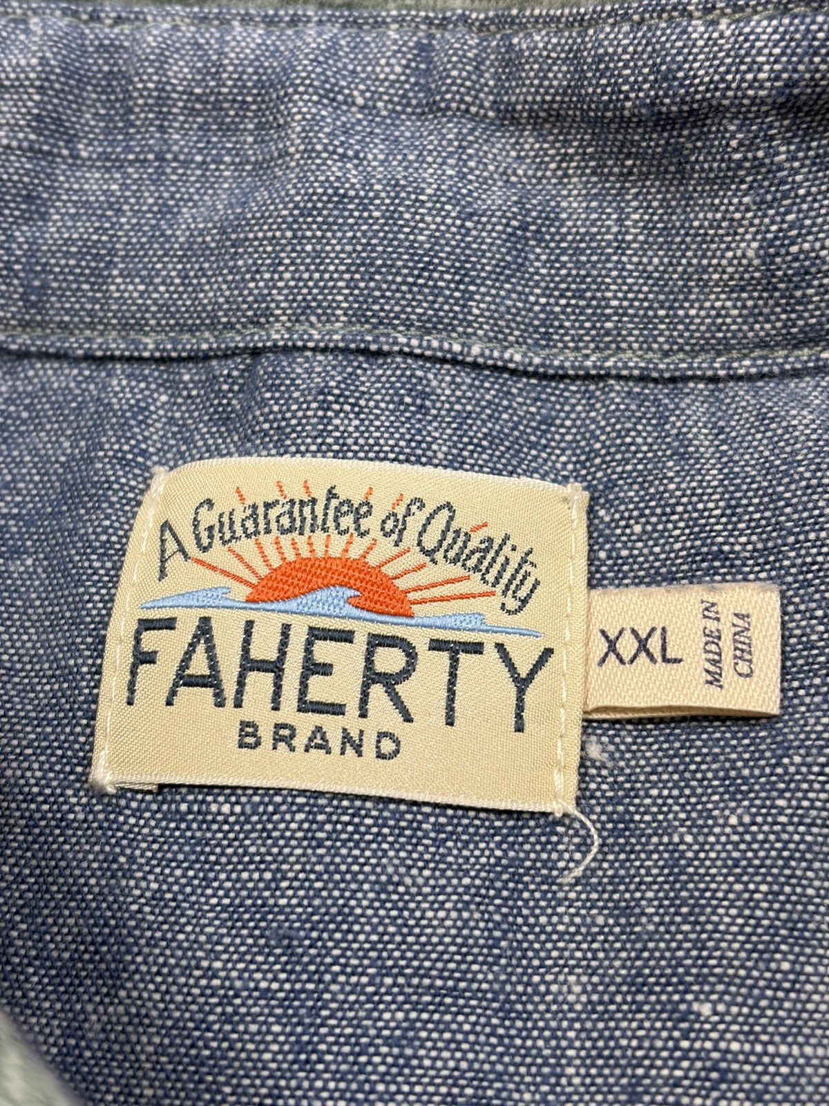 Faherty Faherty Polo Shirt Mens 2XL Green Heather Jersey Pocket polo Size US XXL / EU 58 / 5 - 7 Thumbnail