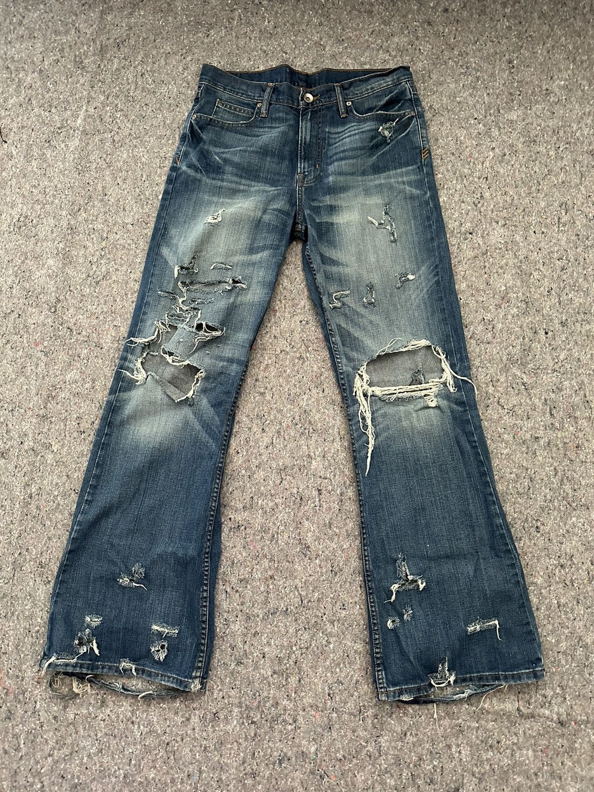 image of Vintage Flared Denim in Blue, Men's (Size 31)