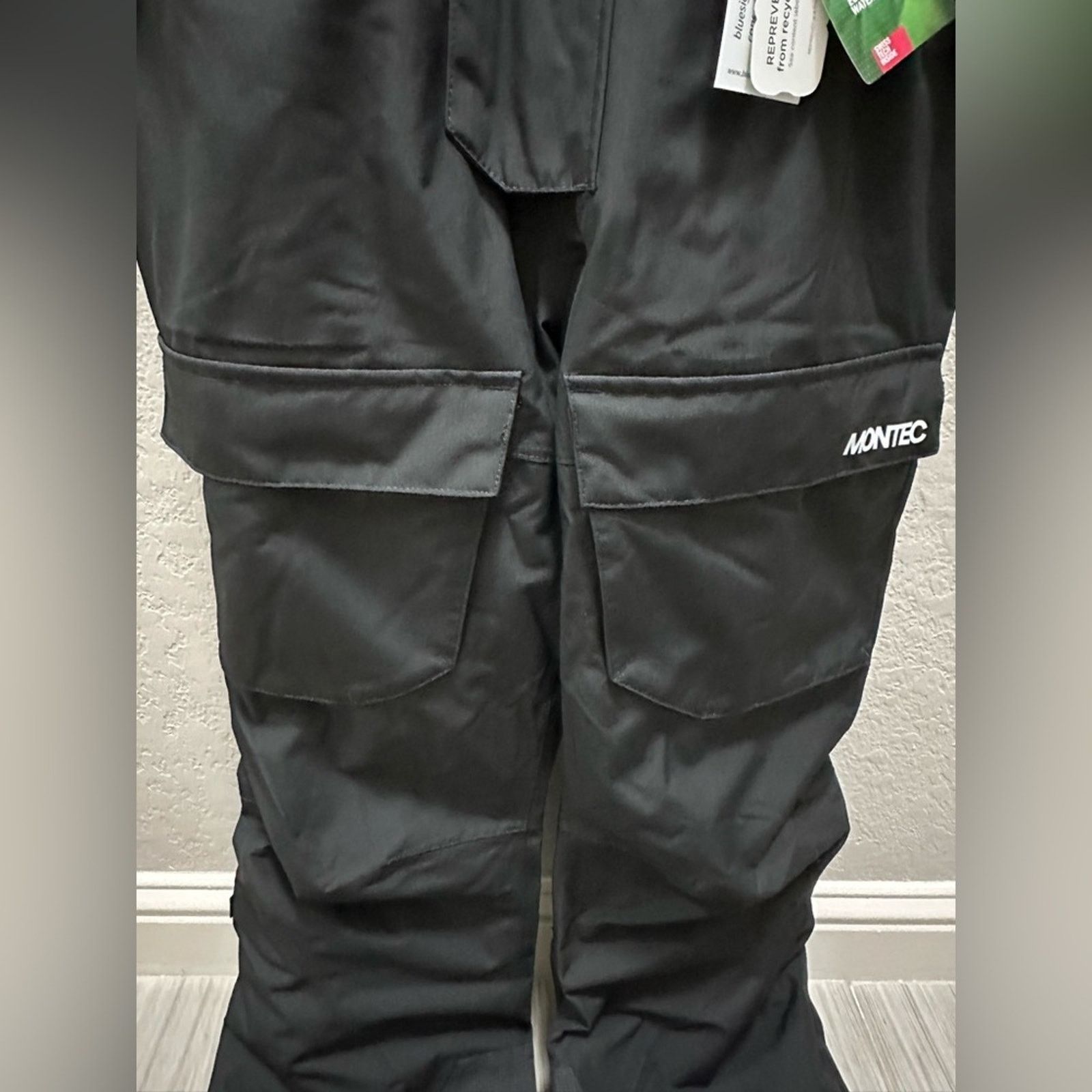 Other Montec Fawk FW25 Snowboard Bib Pants Men Small Black Size 36" / US 14 / IT 50 - 6 Thumbnail