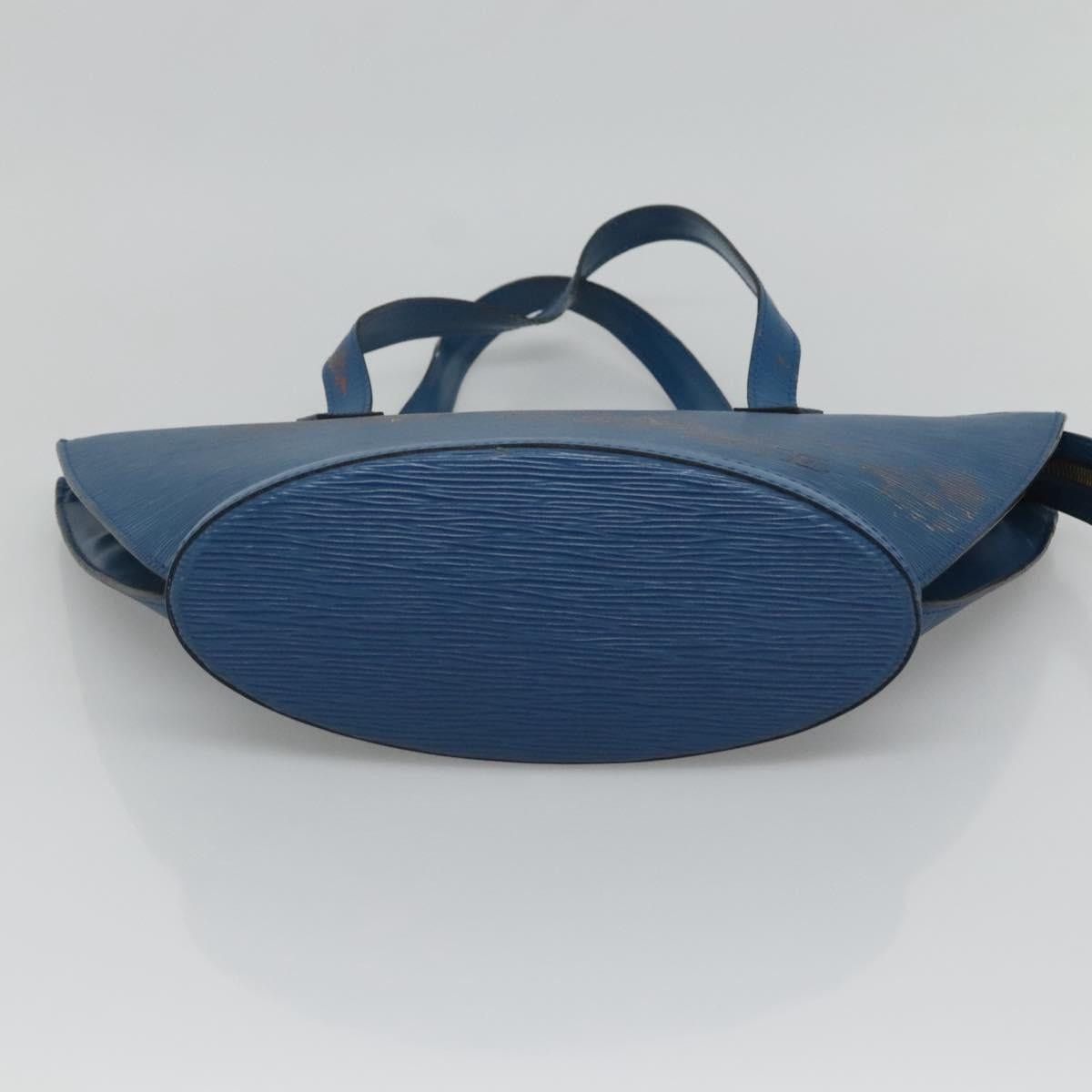 Louis Vuitton LOUIS VUITTON Epi Saint Jacques Shoulder Bag Blue M52275 Size ONE SIZE - 9 Thumbnail