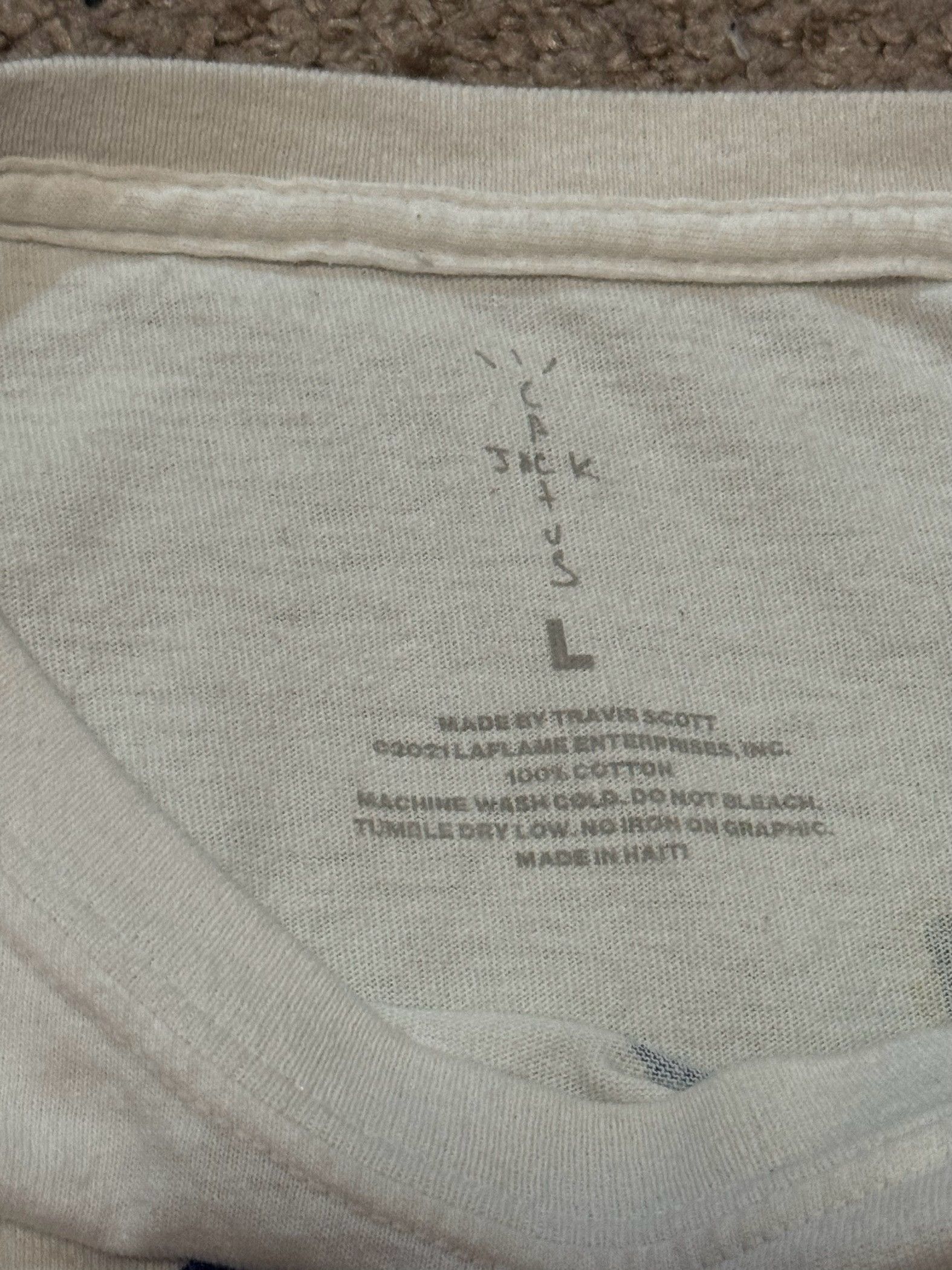 Fragment Design × Travis Scott Travis Scott Cactus Jack For Fragment Sunrise Tee Size US L / EU 52-54 / 3 - 6 Thumbnail