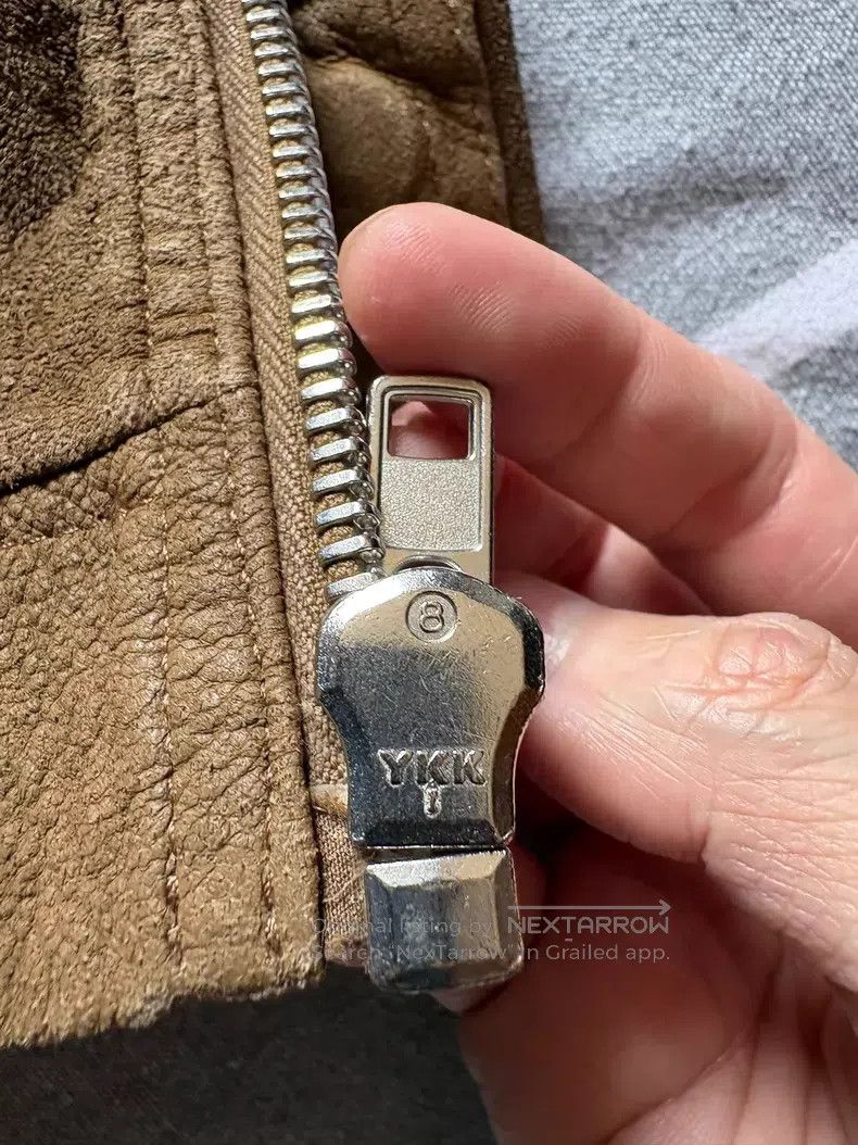 Rick Owens Rick Owens Erosion made old sheepskin diagonal zipper jack Size US S / EU 44-46 / 1 - 8 Thumbnail