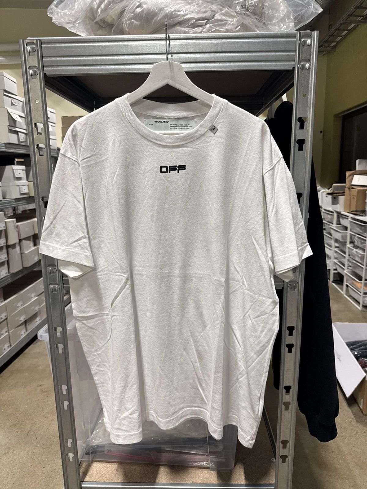 Off-White Off-White Logo T-Shirt NEW 500$ Size US L / EU 52-54 / 3 - 2 Thumbnail