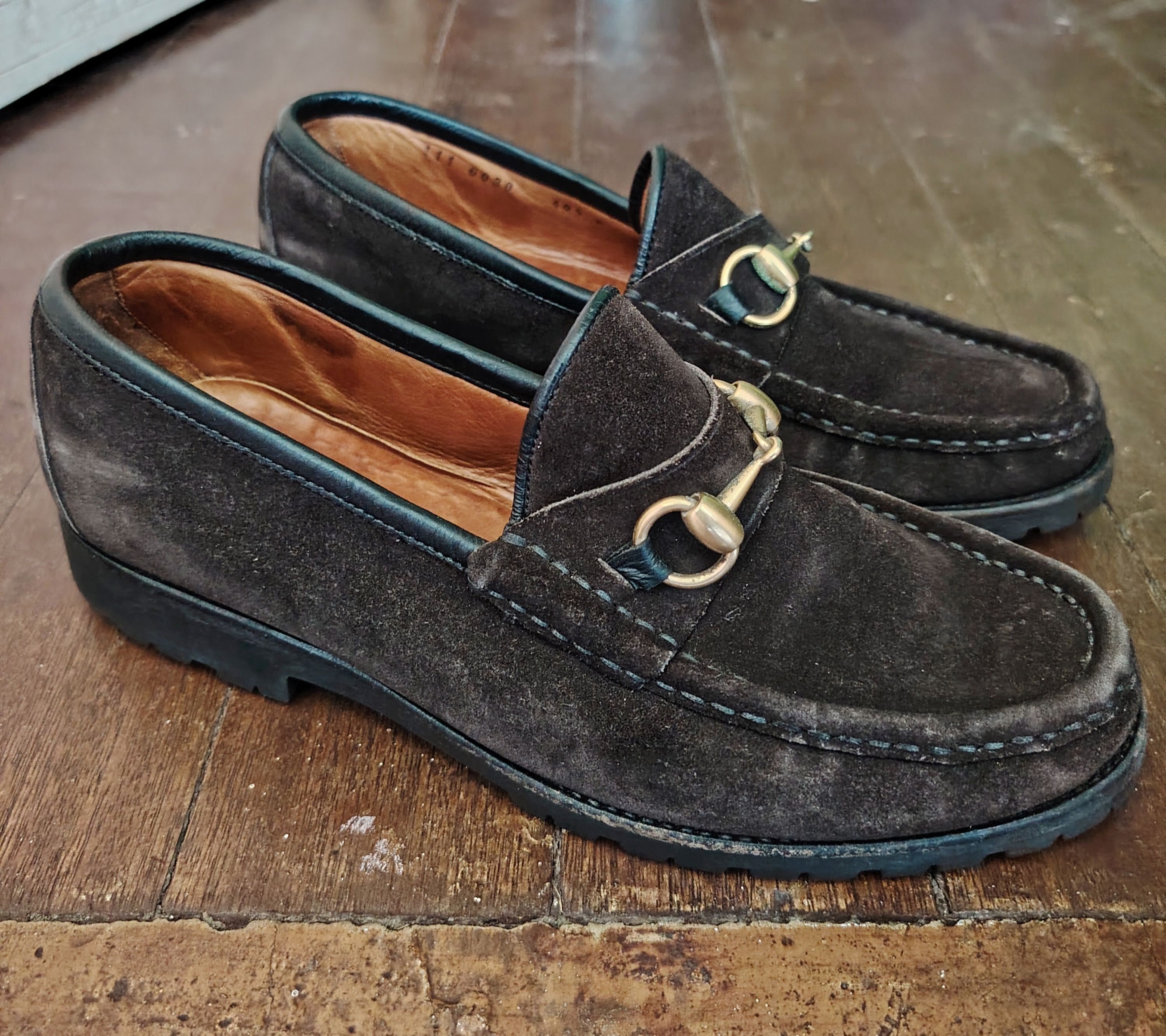 Gucci × Tom Ford Vintage Gucci X Tom Ford Horsebit Black Suede