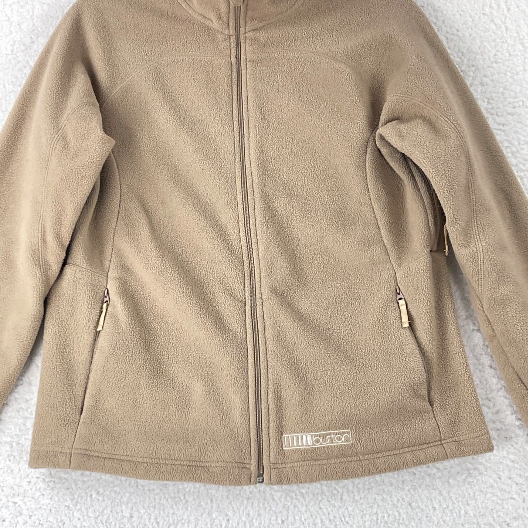 Burton Burton Brown Fleece Full Zip Sweater Womens Large Wool? No — Polyester Full Zip Mock Neck Long Sleeve Brown Burton Size L / US 10 / IT 46 - 5 Thumbnail