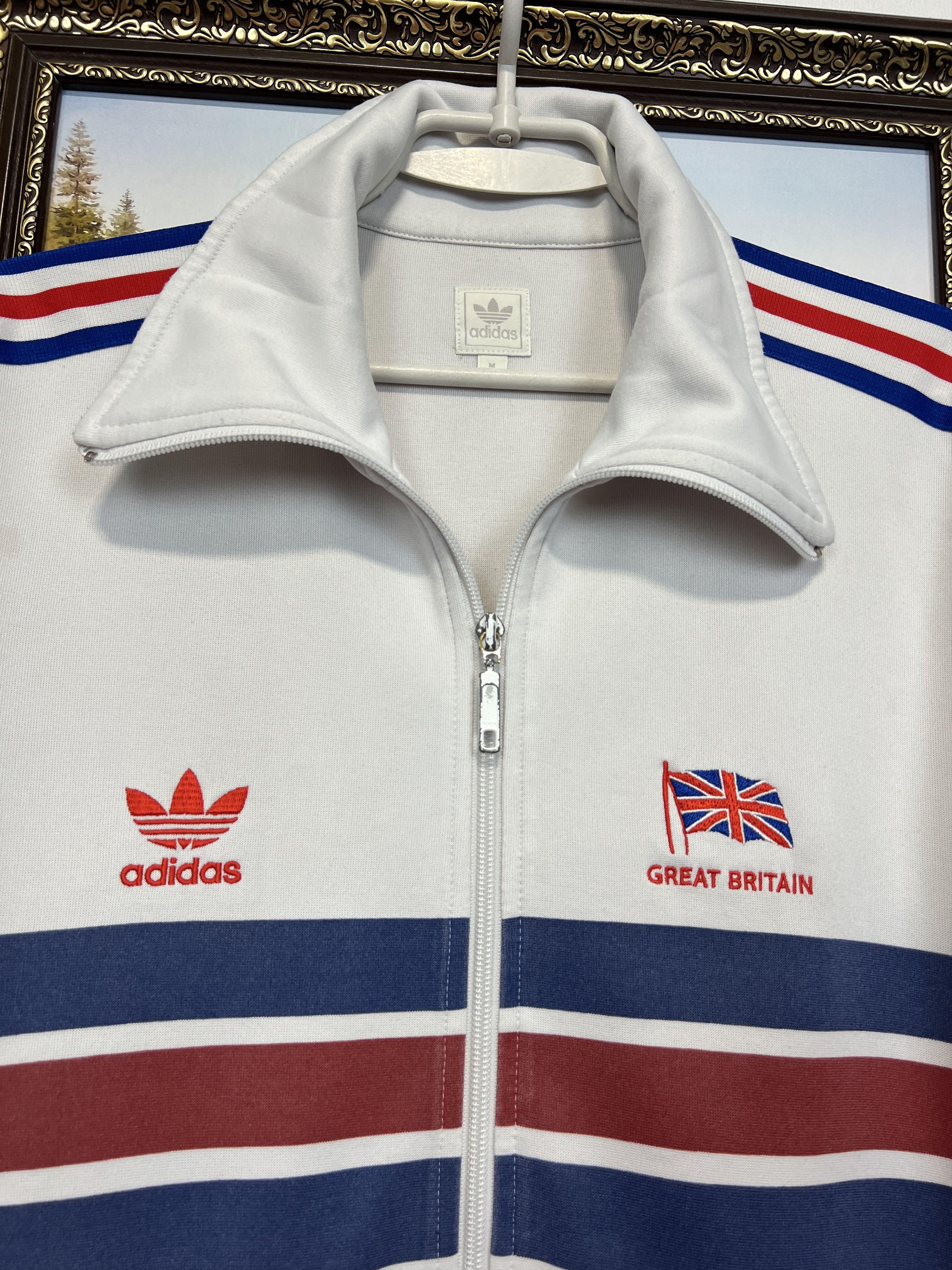 Adidas Originals Team Great Britain Olympics Jacket Track Top Size US M / EU 48-50 / 2 - 3 Thumbnail