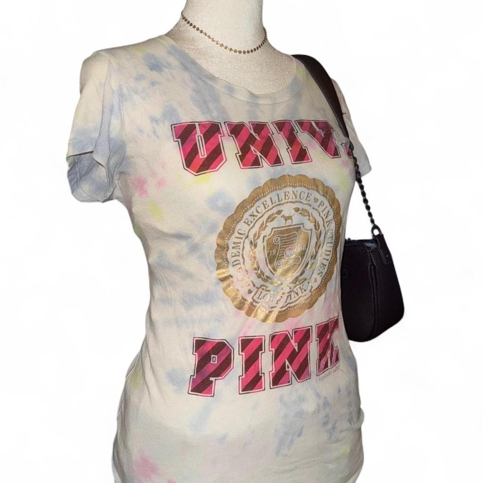 Pink Vintage Victoria Secret—PINK baby tee Size M / US 6-8 / IT 42-44 - 3 Thumbnail