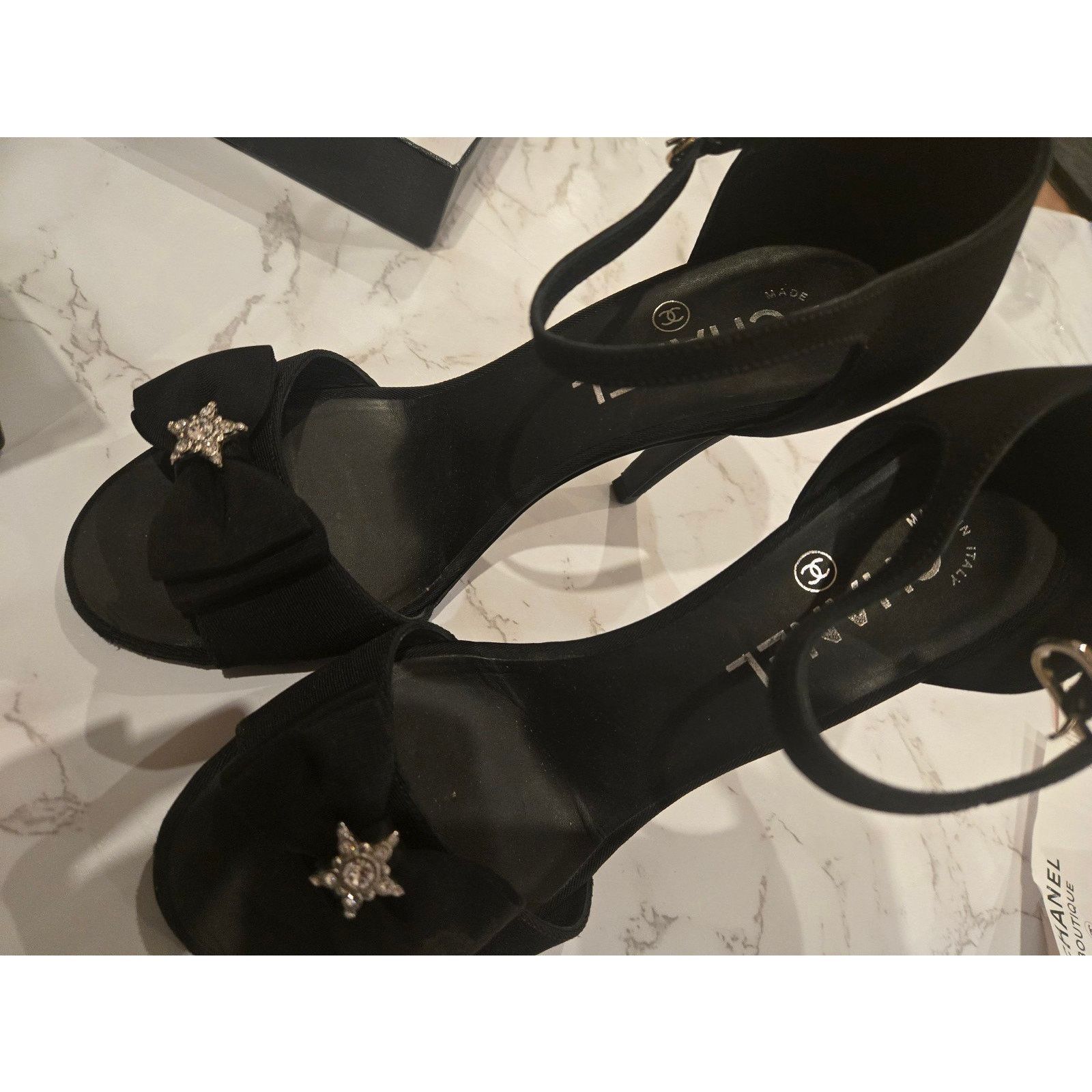 Chanel Authentic CHANEL open toe sandal shoes size 36.5 Size US 6.5 / IT 36.5 - 6 Thumbnail