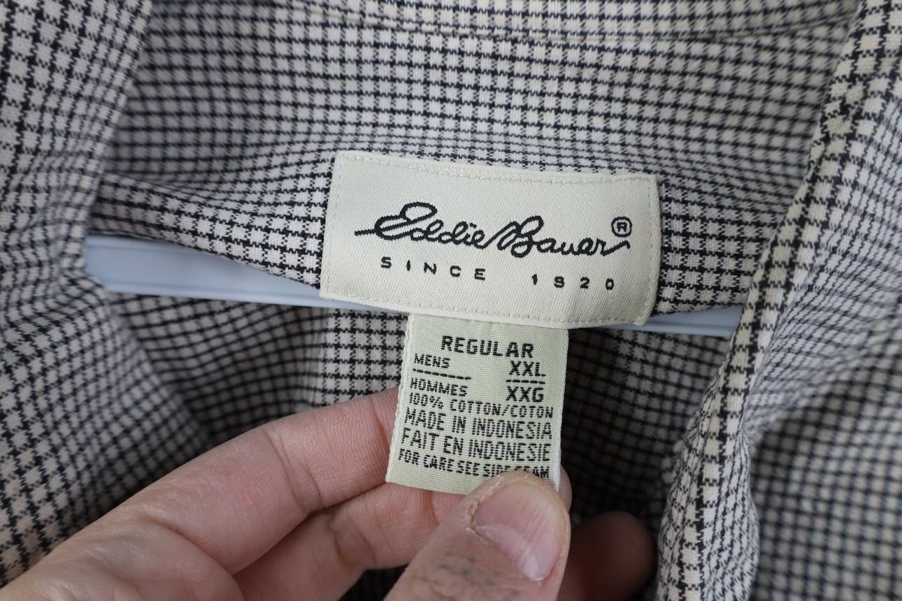 Eddie Bauer Vintage 90s Eddie Bauer Canvas Collared Button Down Shirt Size US XXL / EU 58 / 5 - 7 Thumbnail
