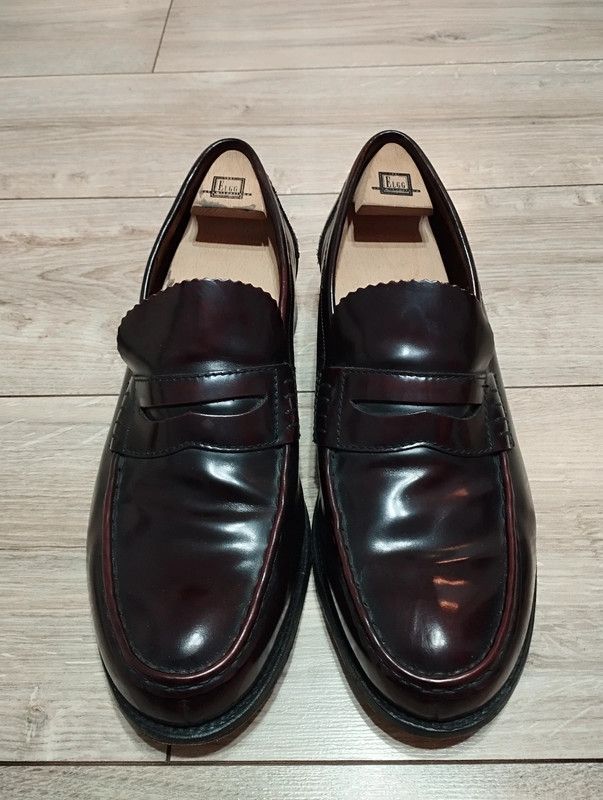 Barker Barker Caruso Burgundy Loafer mocasin size 10F Size US 11 / EU 44 - 7 Thumbnail