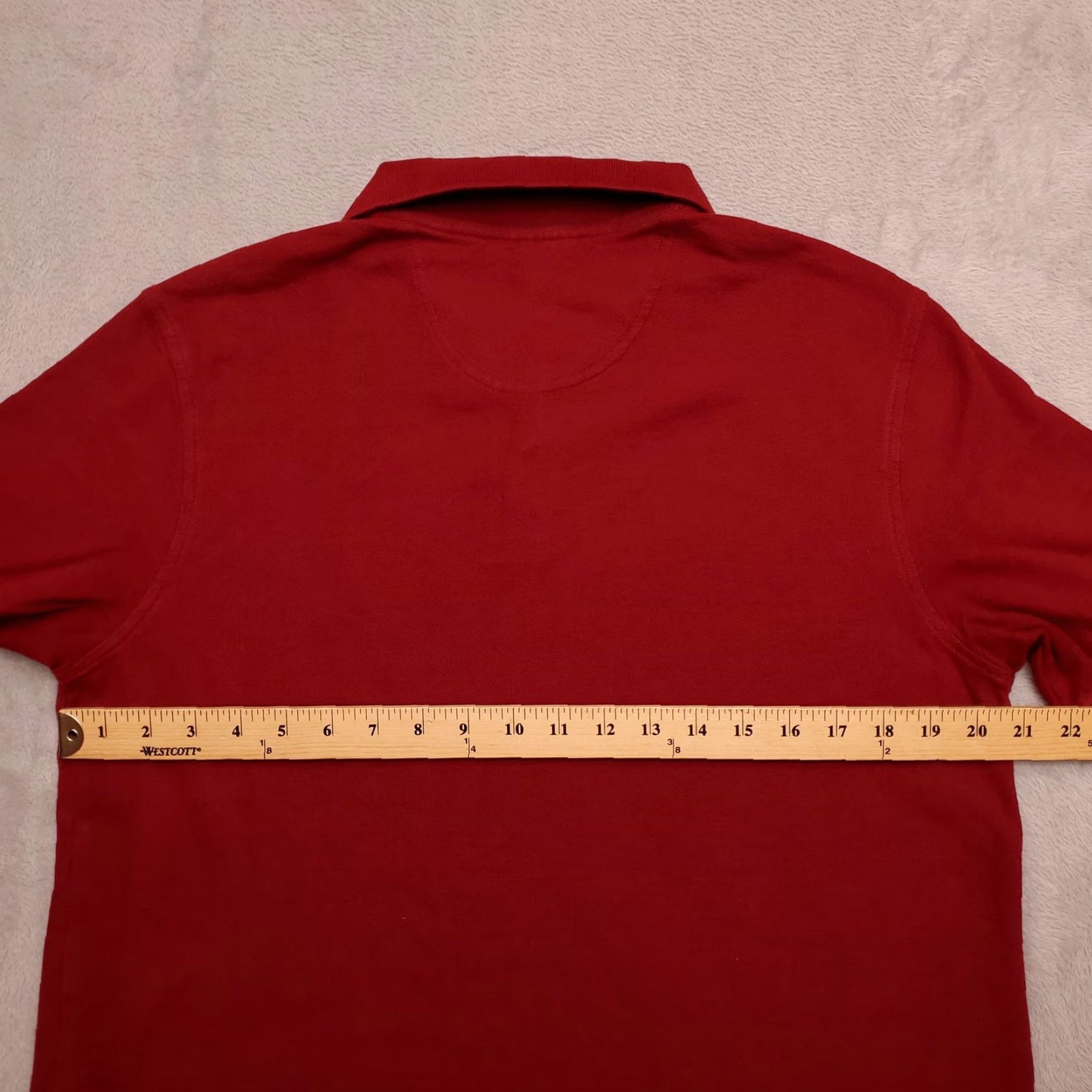 Dockers VINTAGE Dockers Shirt Mens M Red 100% Organic Cotton Short Sleeve Casual Polo Button-Up VTG Size US M / EU 48-50 / 2 - 7 Thumbnail