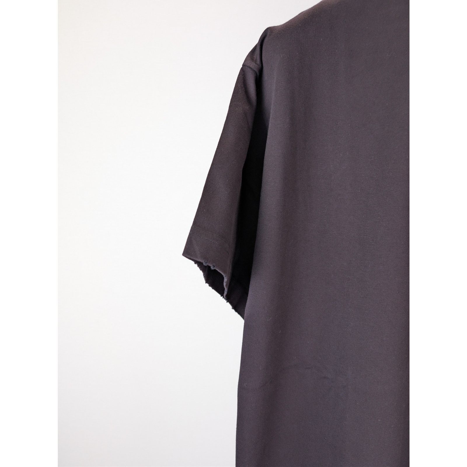 Balenciaga o1rshd1 Pierced Oversized Vintage Jersey T-Shirt in Black Size US S / EU 44-46 / 1 - 6 Thumbnail