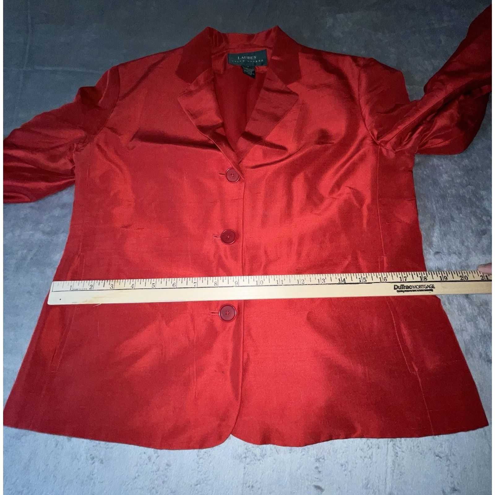 Lauren Ralph Lauren Lauren Ralph Lauren Silk Blazer & Pant Set Size 6 Red Size S / US 4 / IT 40 - 5 Thumbnail