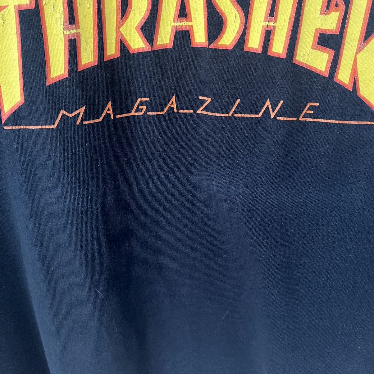 Thrasher Vintage Trasher Magazine Big Central Logo Blue Tee Size US M / EU 48-50 / 2 - 3 Thumbnail