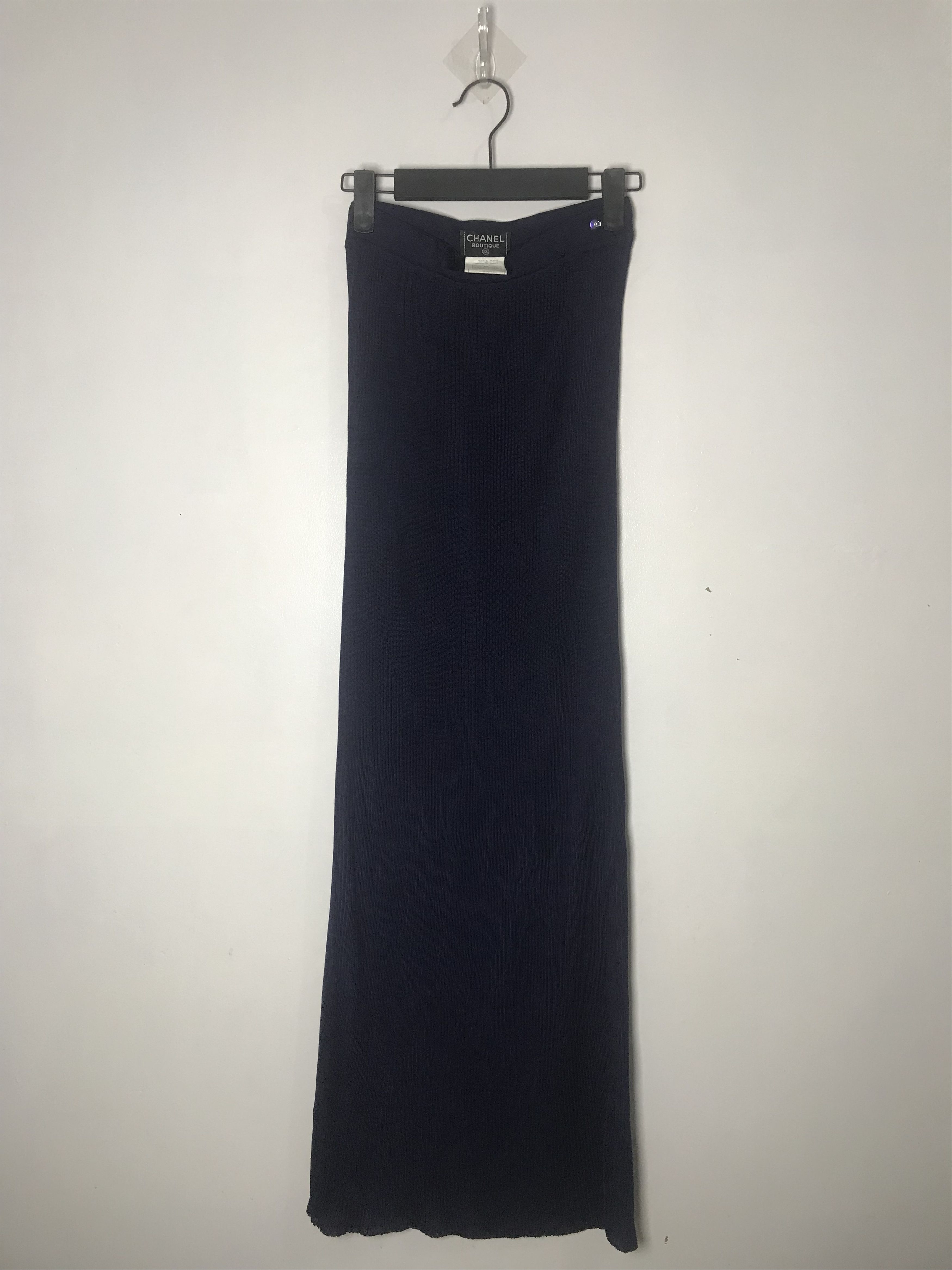 Chanel Knitted Maxi Skirt