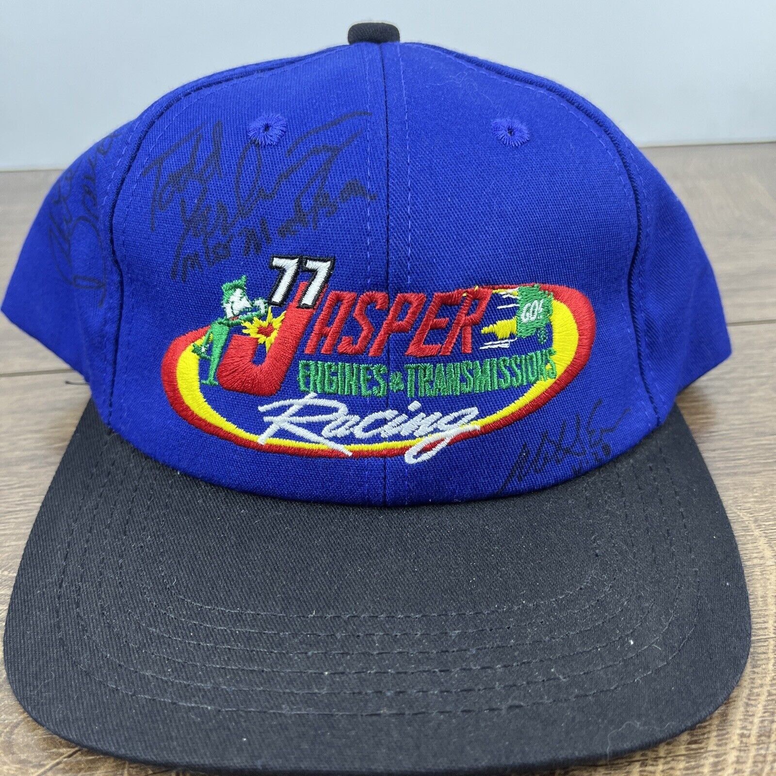 Other Jasper Engines & Transmissions Hat 77 Blue Hat Adjustable Ad Size ONE SIZE - 6 Thumbnail