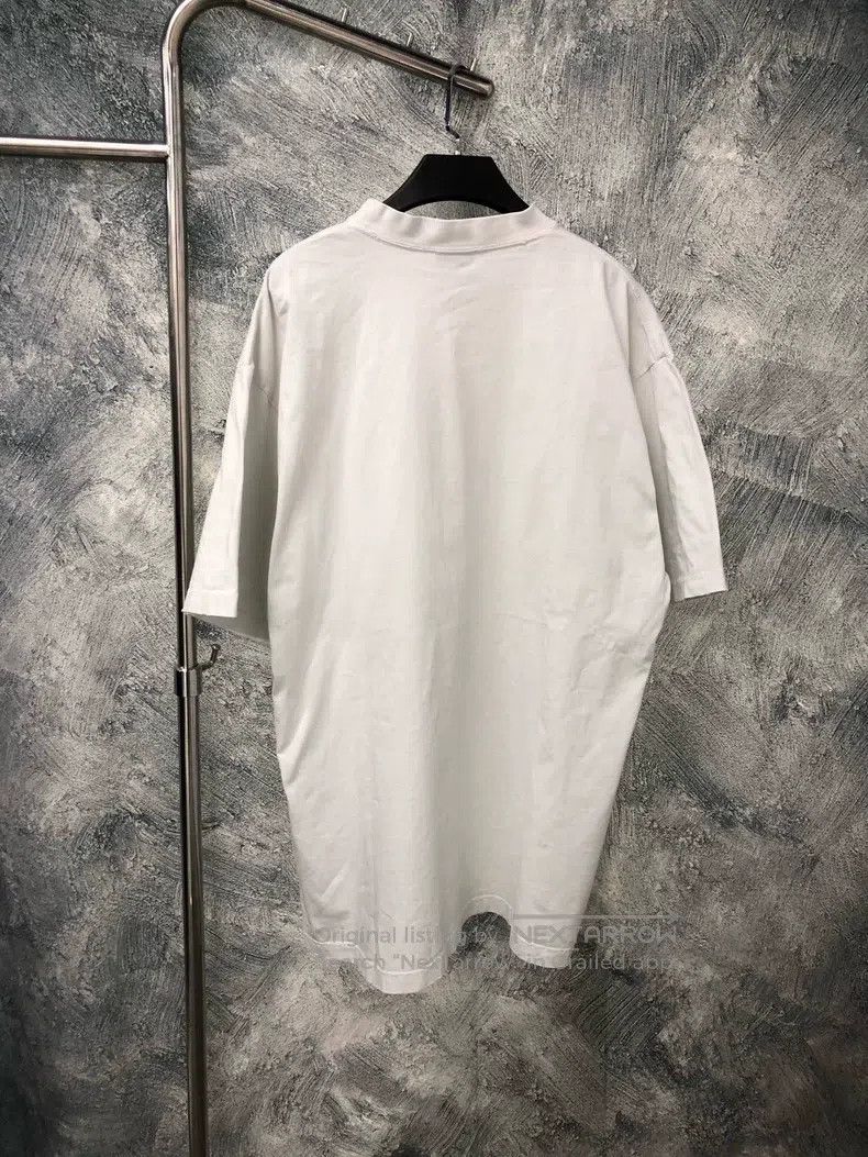 Balenciaga Balenciaga Logo Letter Pattern Print Round Neck Short Slee Size US L / EU 52-54 / 3 - 2 Thumbnail
