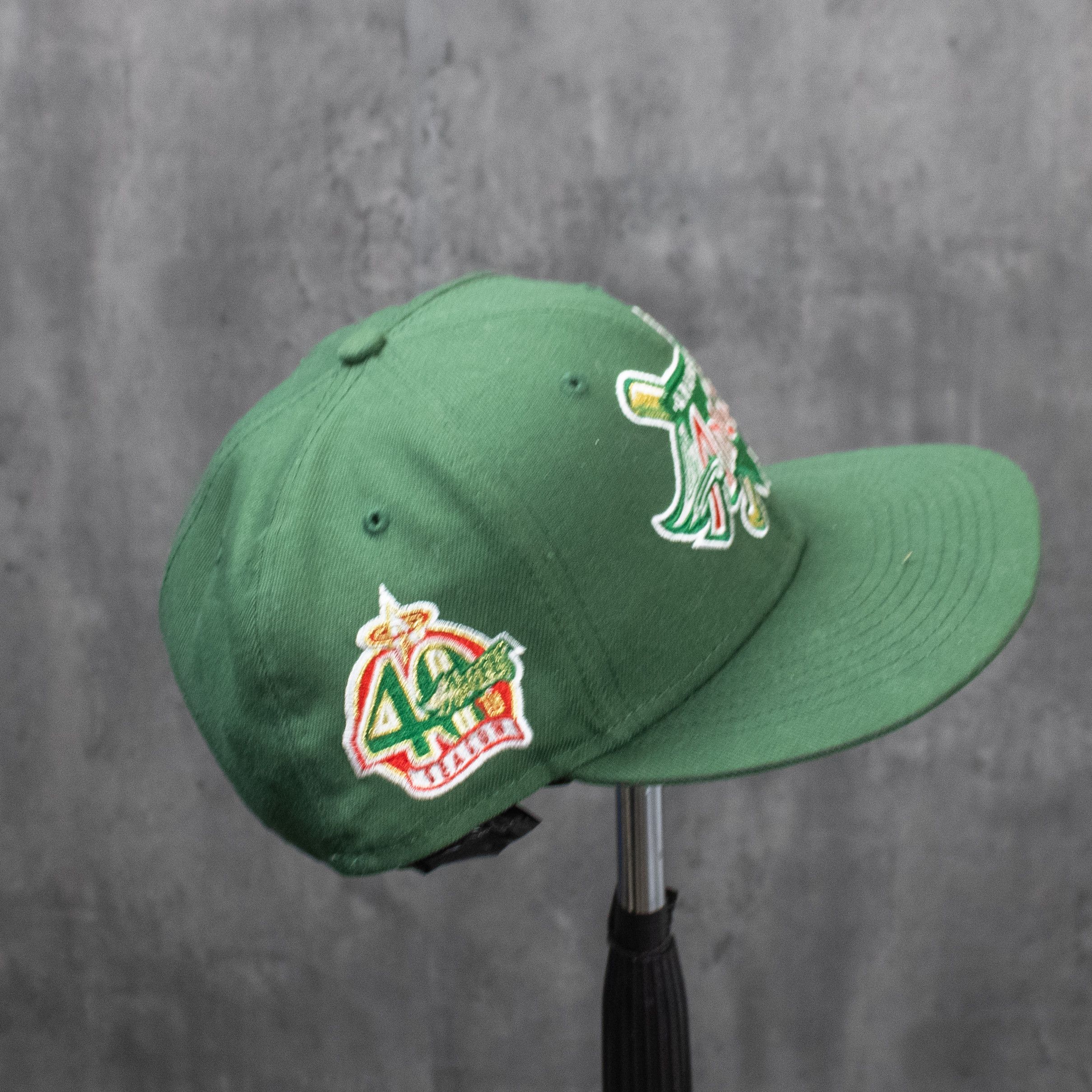 New Era New Era Anaheim Angels 40th Season Green 7 1/8 Fitted Hat Size ONE SIZE - 2 Thumbnail