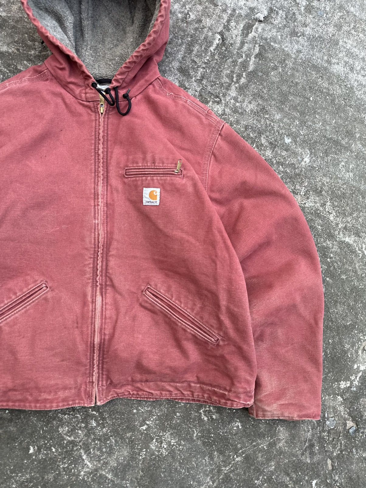 Carhartt Rare! Crazy Vintage Y2K Carhartt WJ141 VRS Hooded Jacket Size US L / EU 52-54 / 3 - 4 Thumbnail