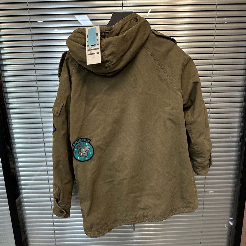 Saint Laurent Paris Saint Laurent Paris YSL Green Hooded Jacket Size 36-2506 Size US S / EU 44-46 / 1 - 2 Thumbnail